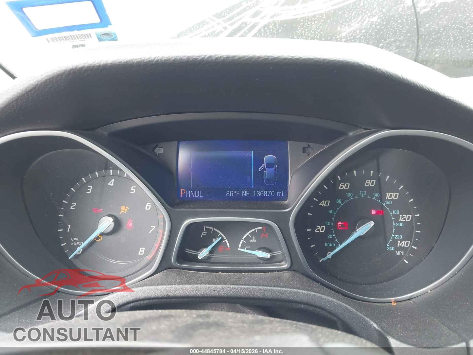 FORD FOCUS 2013 - 1FADP3E23DL181940