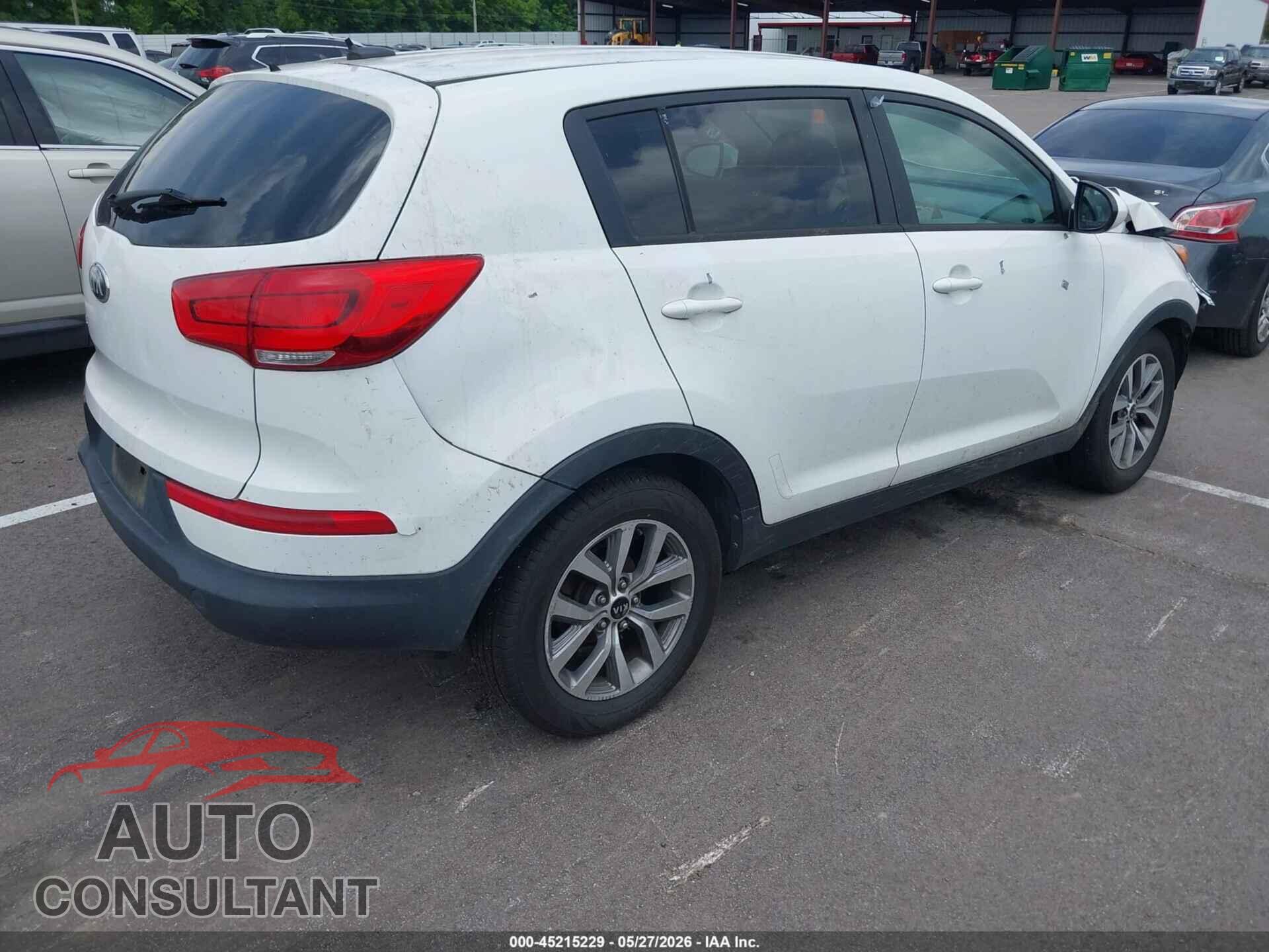 KIA SPORTAGE 2015 - KNDPB3AC5F7674602
