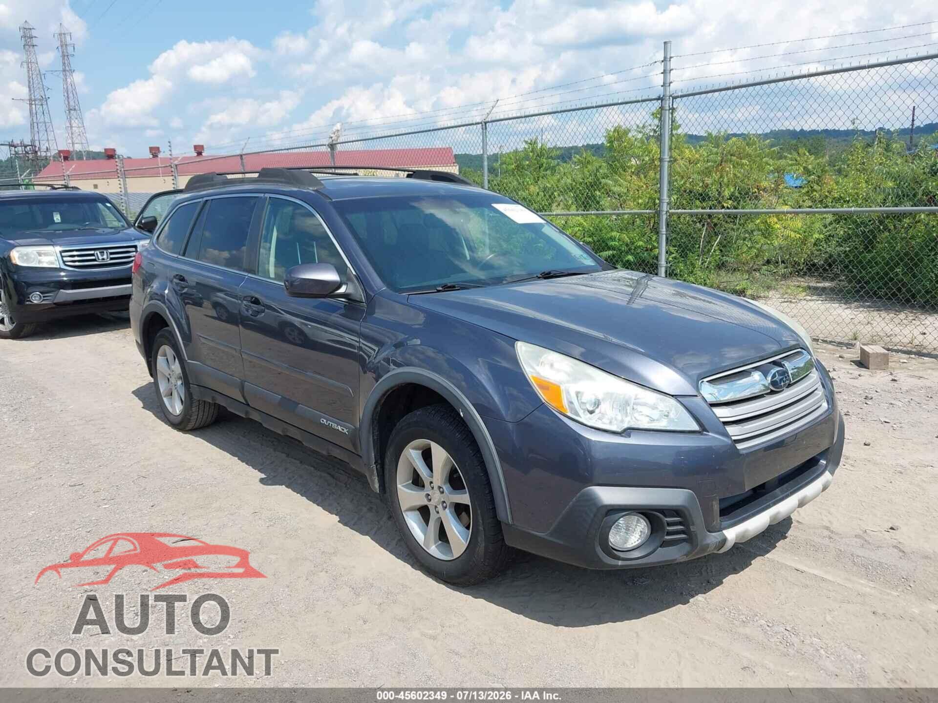 SUBARU OUTBACK 2014 - 4S4BRBLC4E3246292