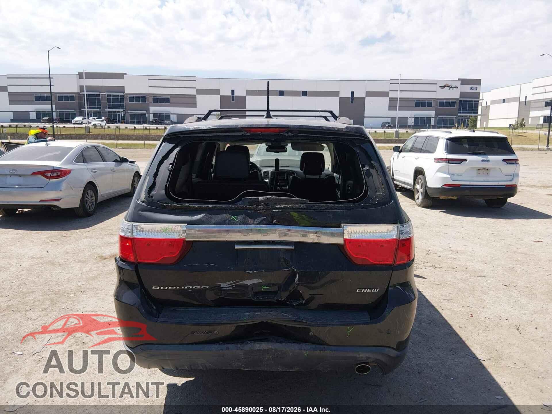 DODGE DURANGO 2012 - 1C4RDHDG9CC336167