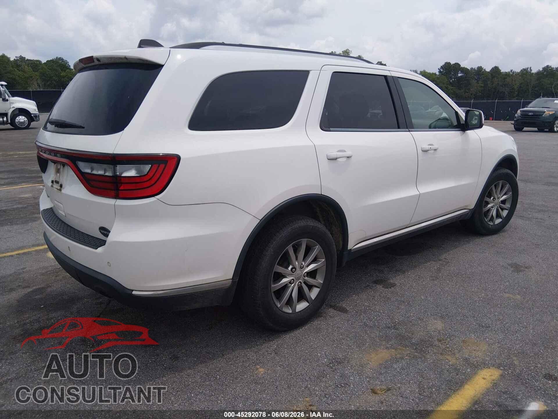 DODGE DURANGO 2017 - 1C4RDJAG2HC816957