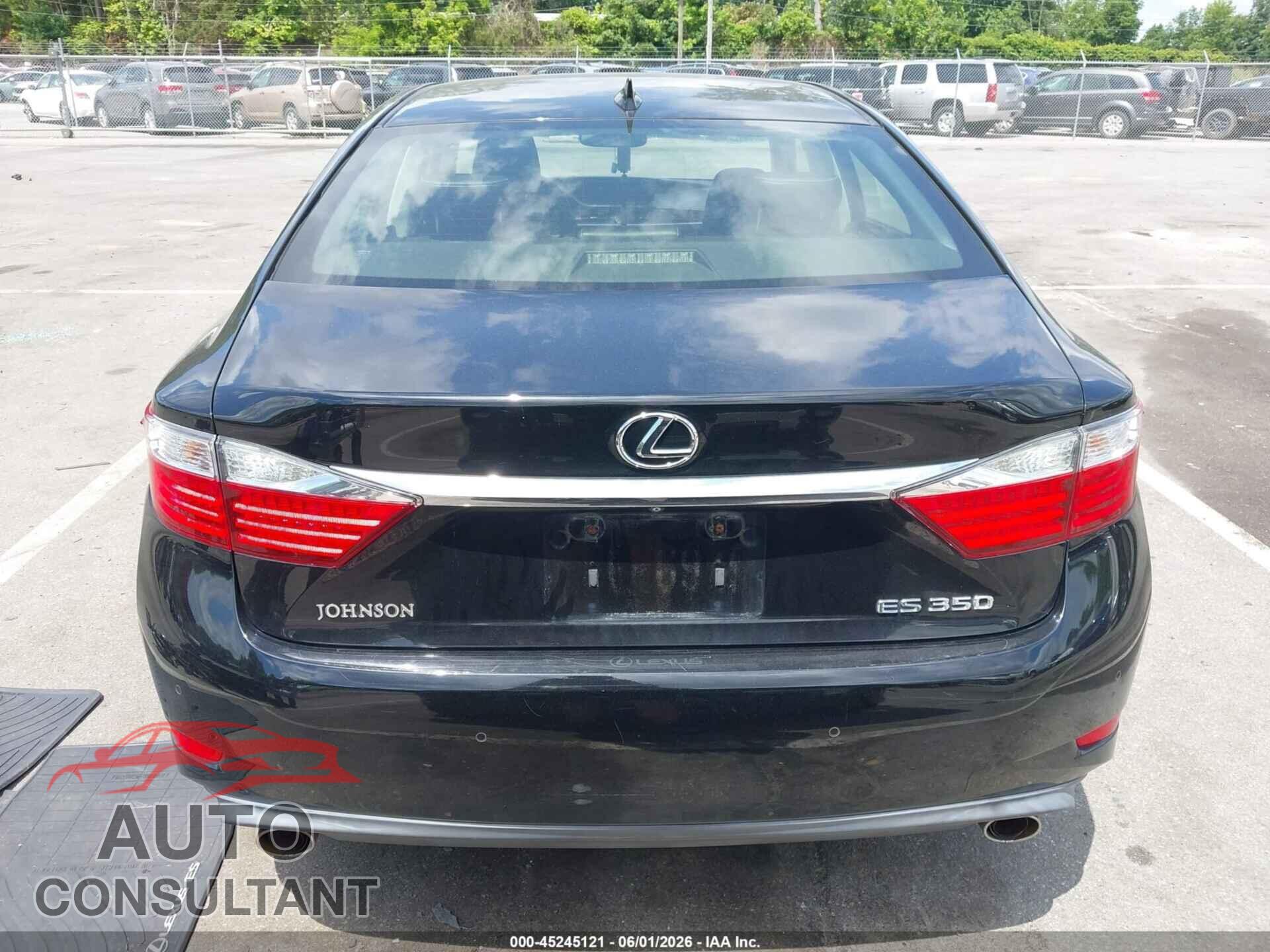 LEXUS ES 350 2015 - JTHBK1GG1F2201848