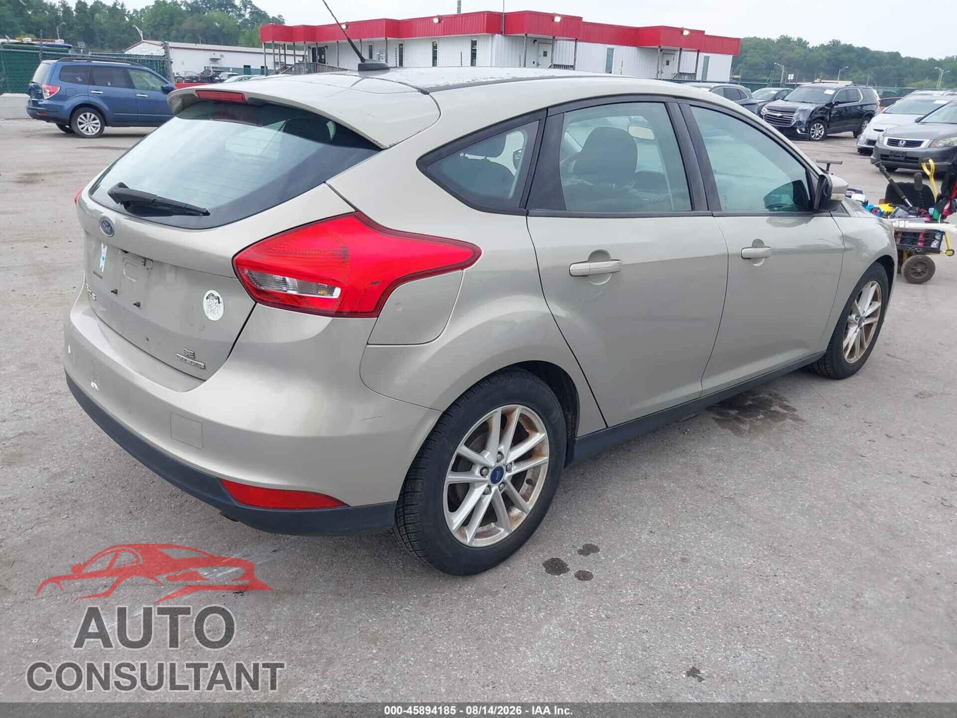 FORD FOCUS 2016 - 1FADP3K22GL338446