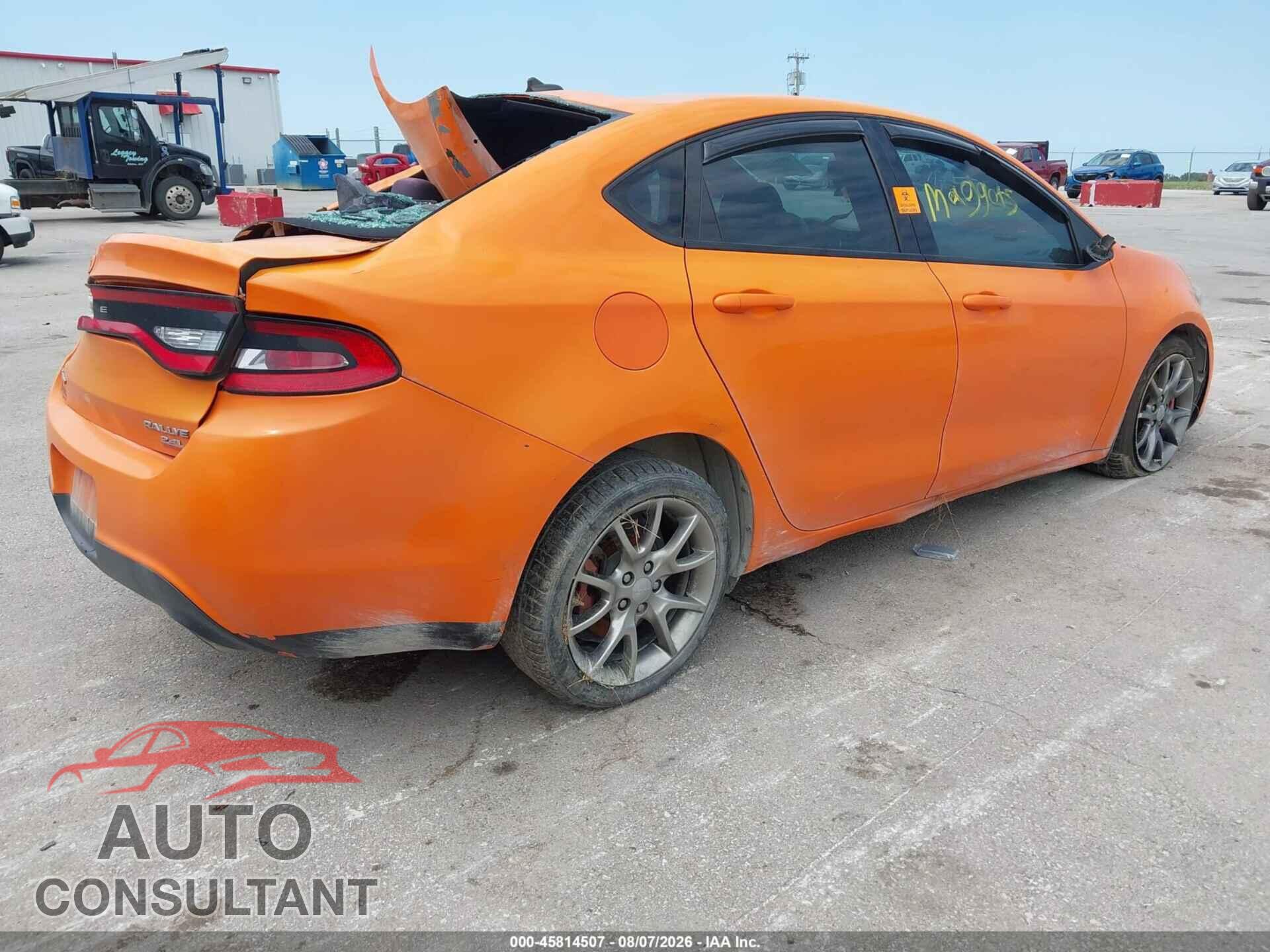 DODGE DART 2014 - 1C3CDFBB6ED724136