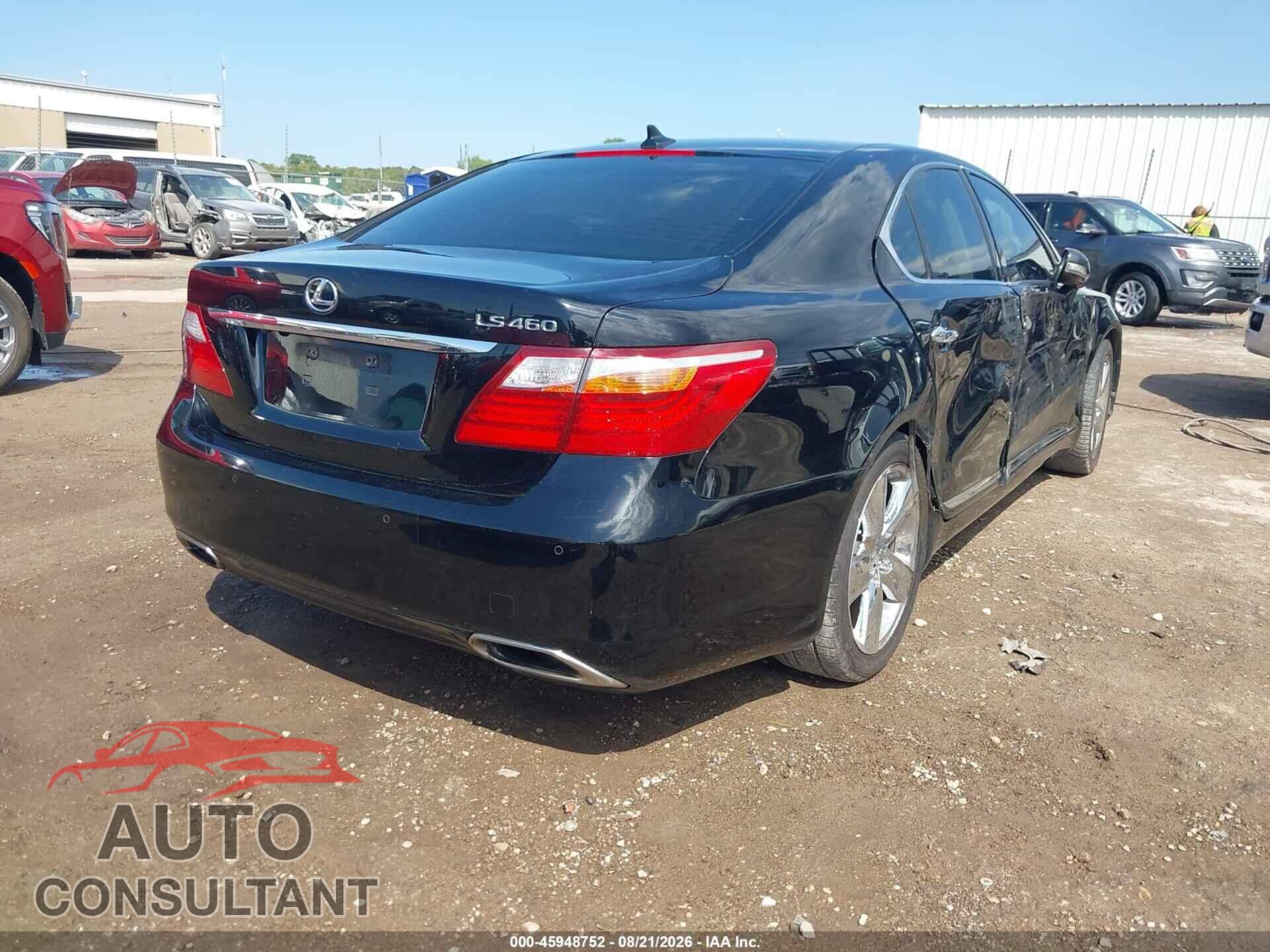 LEXUS LS 460 2012 - JTHBL5EF3C5109231
