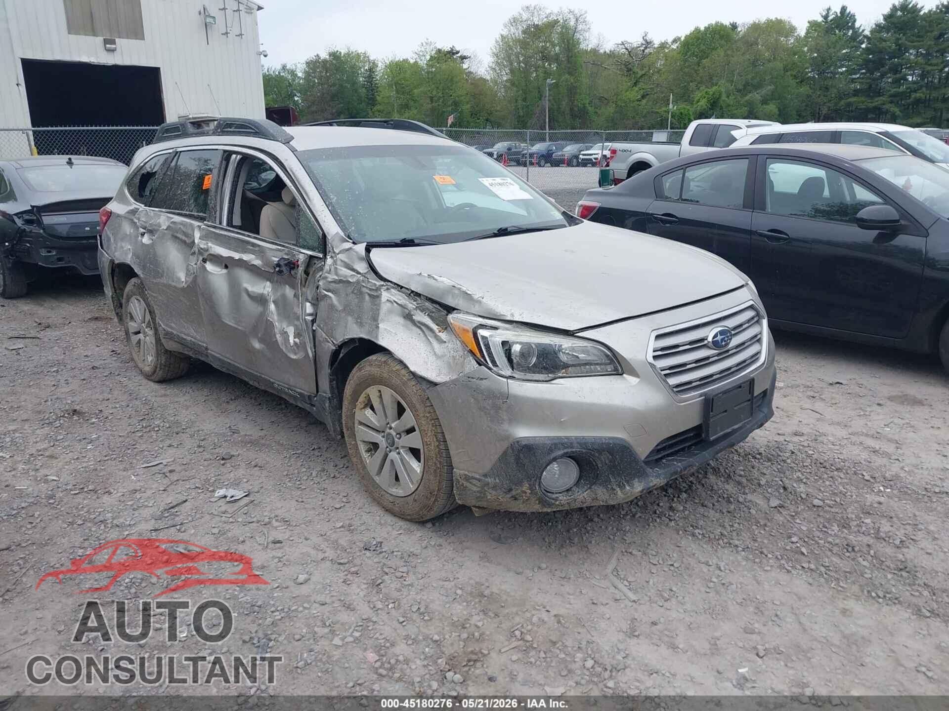 SUBARU OUTBACK 2017 - 4S4BSAFC6H3224549