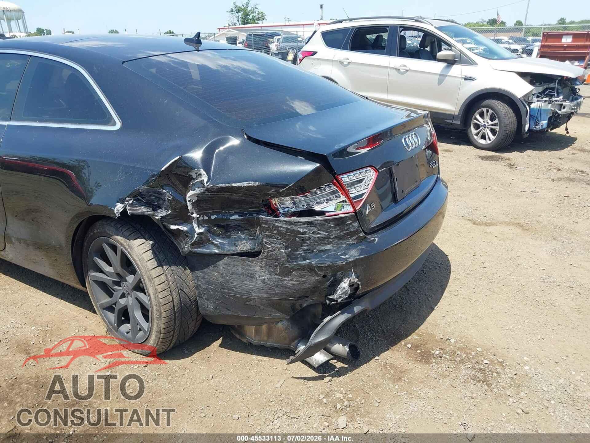 AUDI A5 2012 - WAULFAFR2CA042575