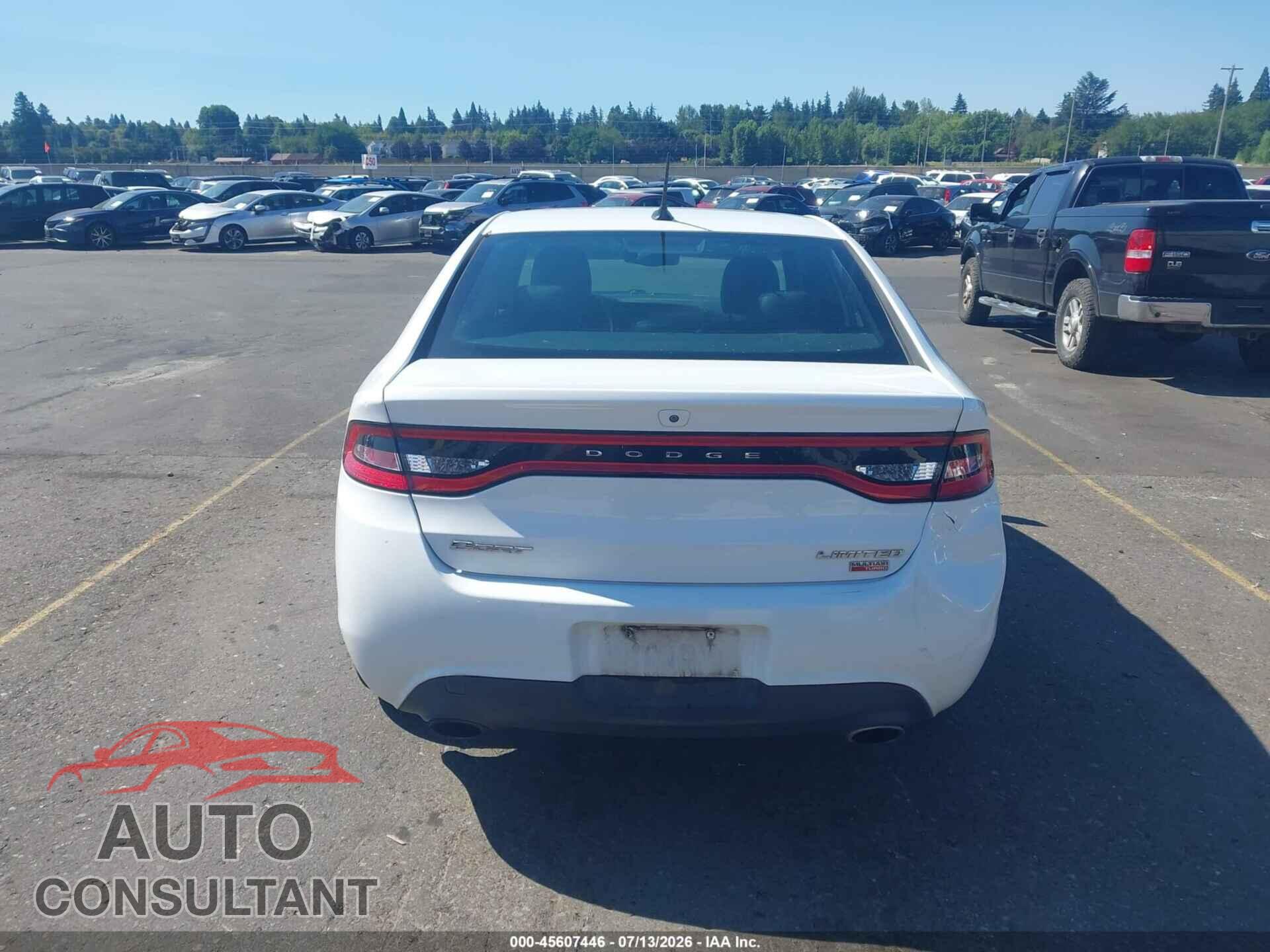 DODGE DART 2013 - 1C3CDFCH7DD323728