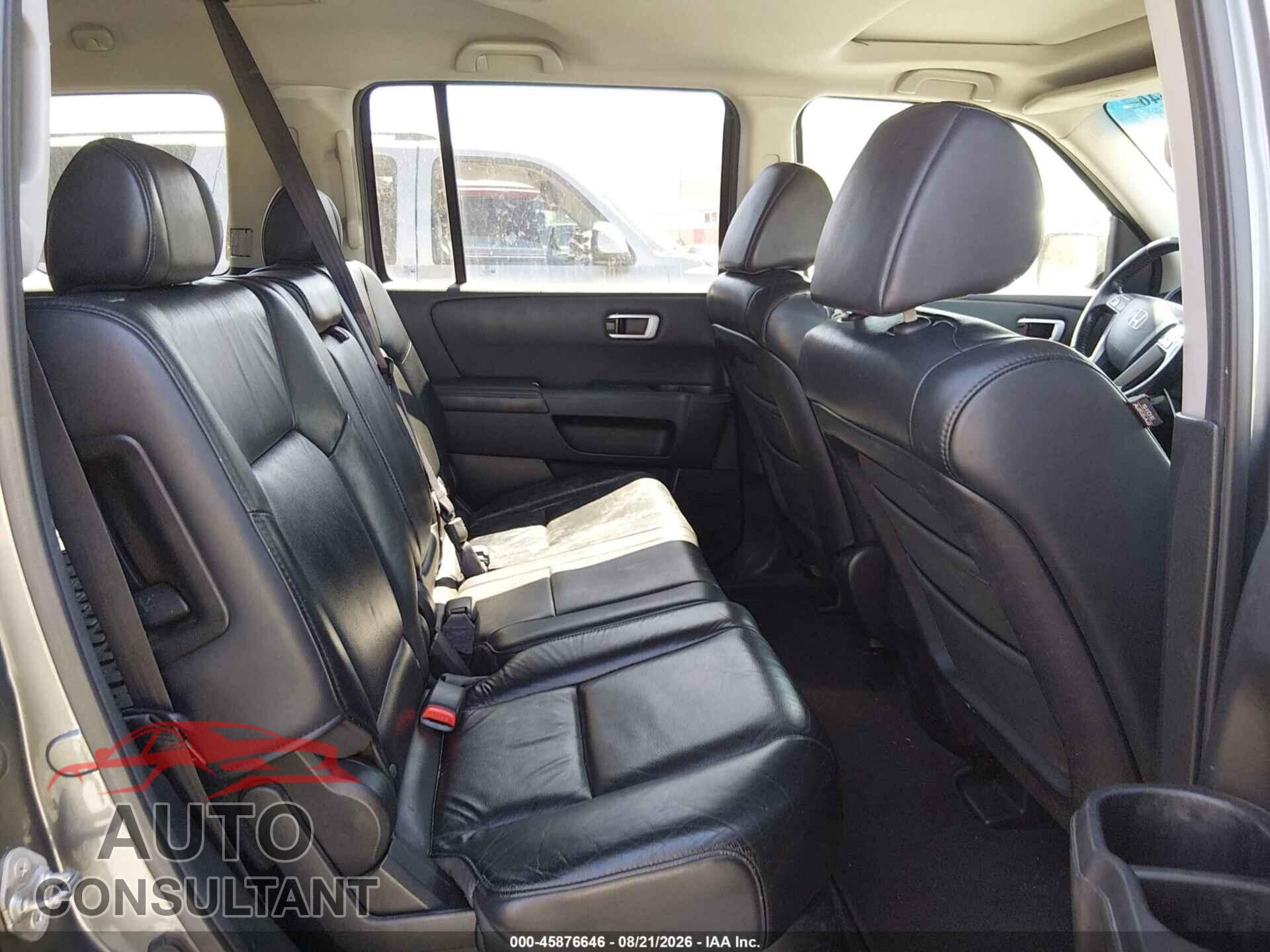 HONDA PILOT 2009 - 5FNYF38569B013997