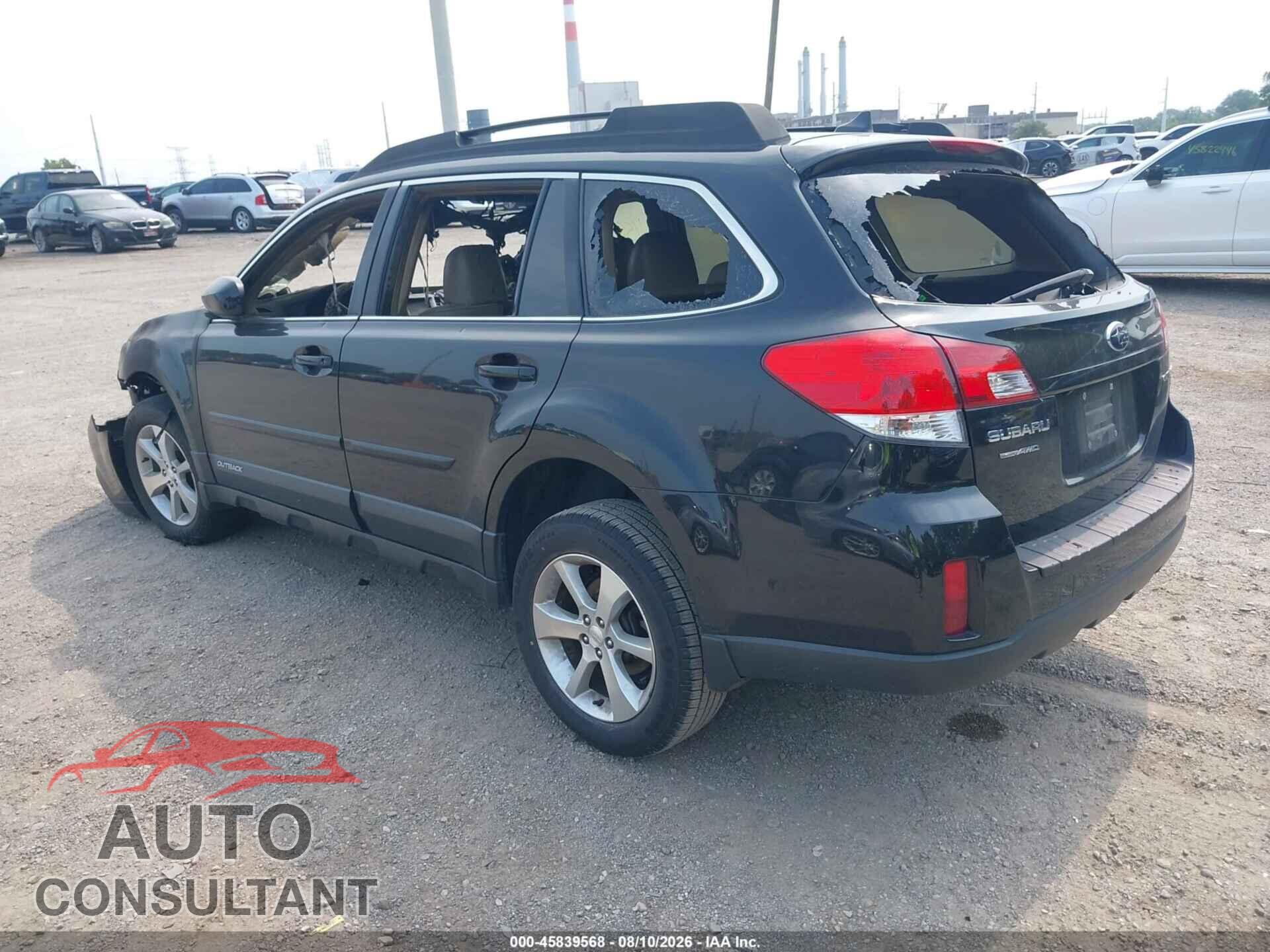SUBARU OUTBACK 2013 - 4S4BRCLC8D3255050