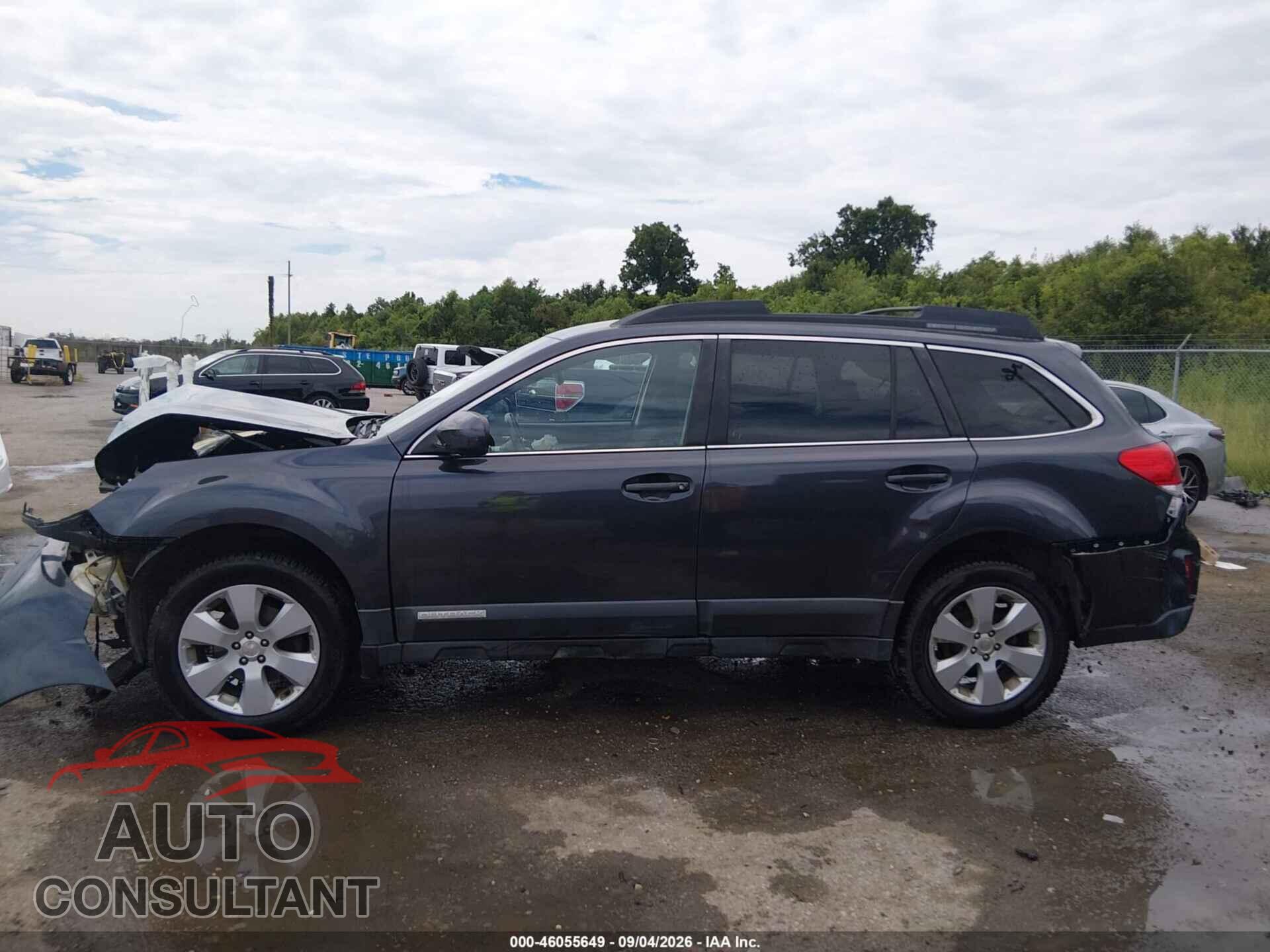 SUBARU OUTBACK 2012 - 4S4BRBCC9C3225421