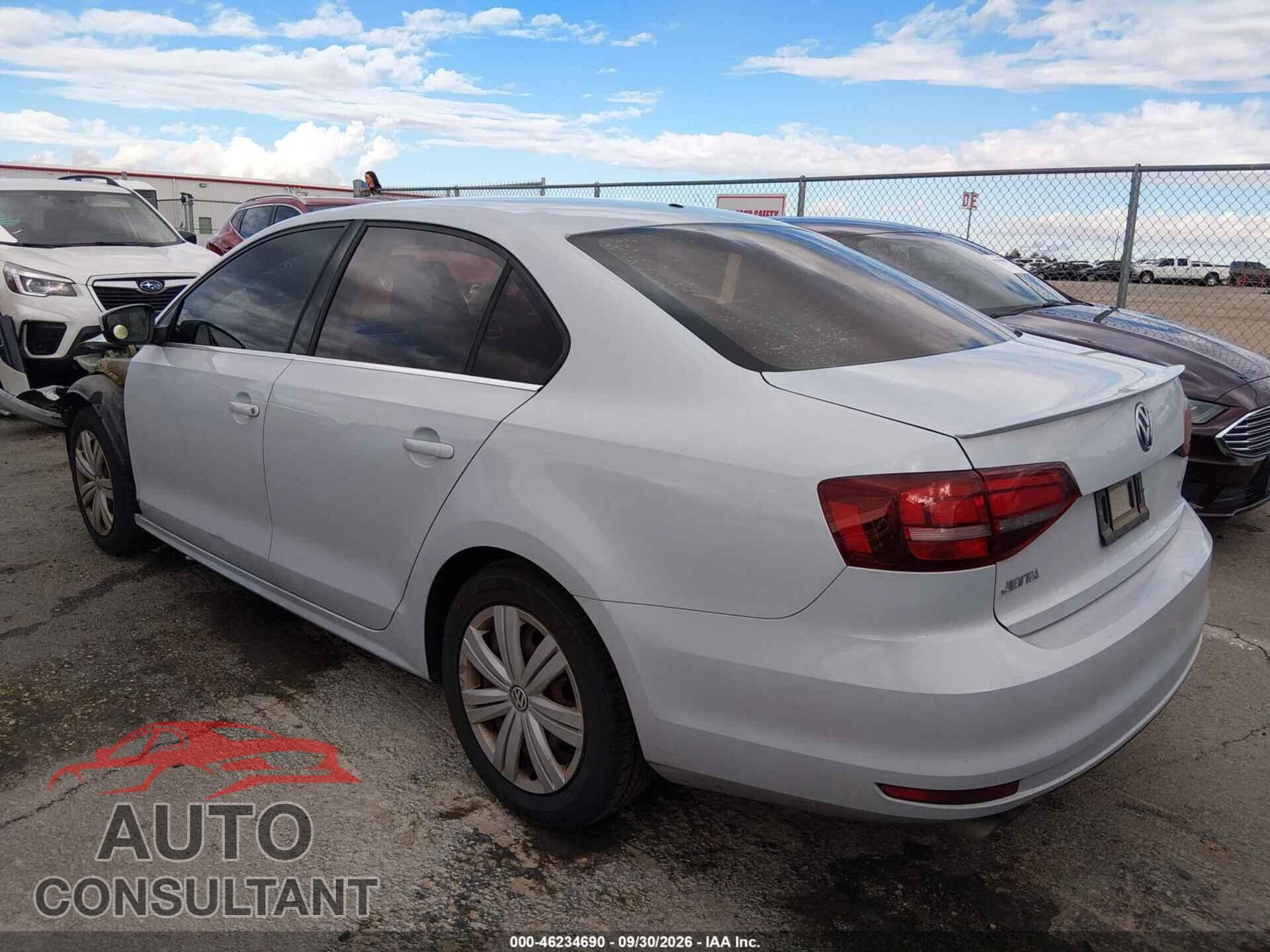 VOLKSWAGEN JETTA 2017 - 3VW2B7AJ9HM374857