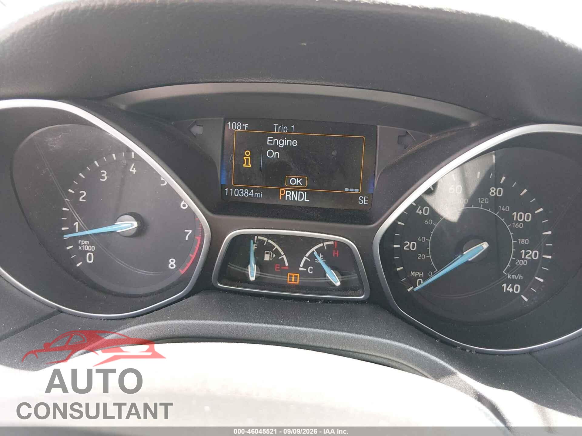 FORD FOCUS 2016 - 1FADP3F22GL289159