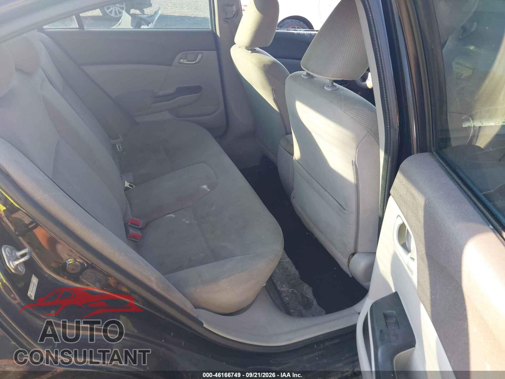 HONDA CIVIC 2012 - 19XFB2F54CE080143
