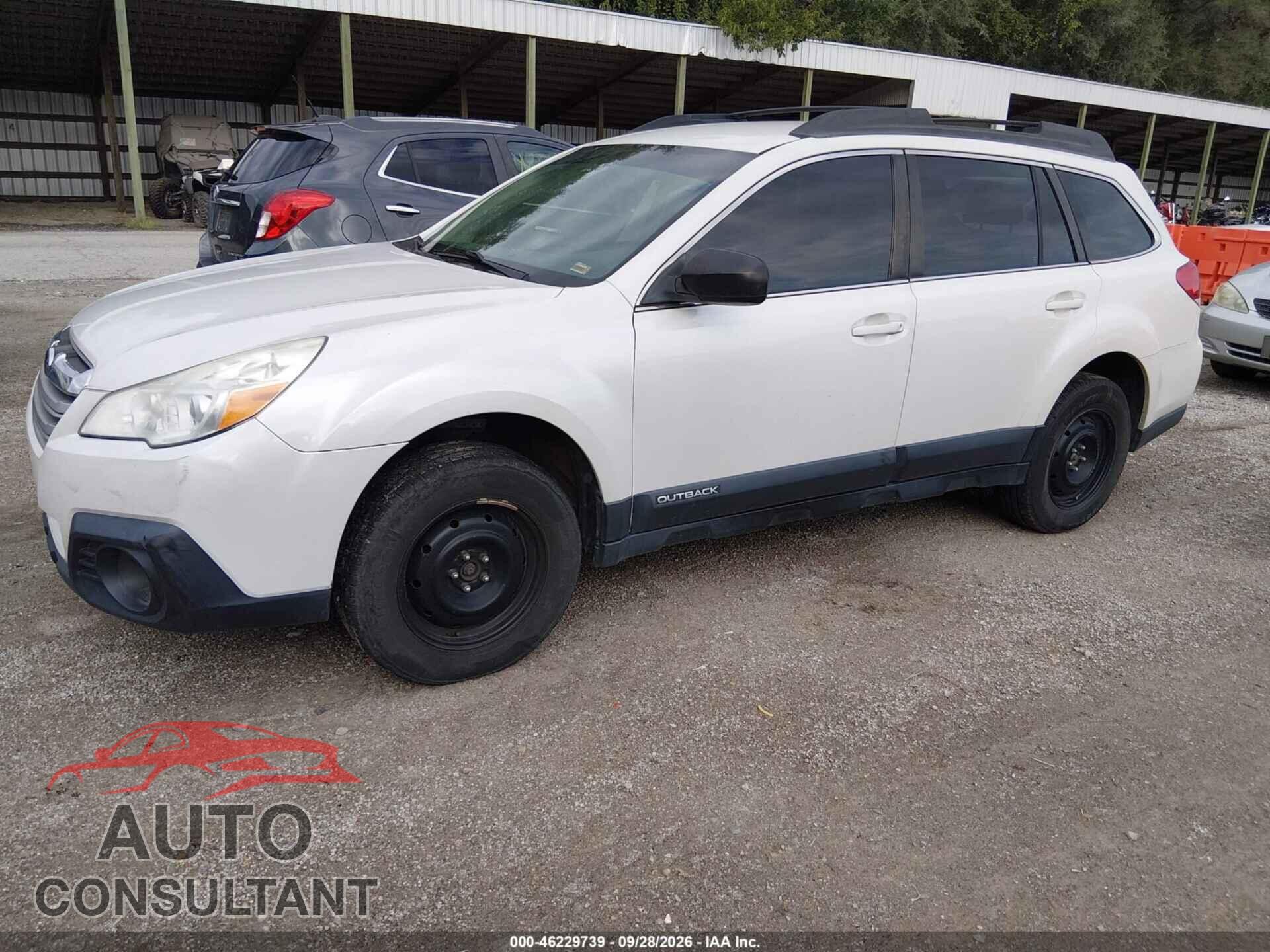 SUBARU OUTBACK 2013 - 4S4BRCAC6D3231459