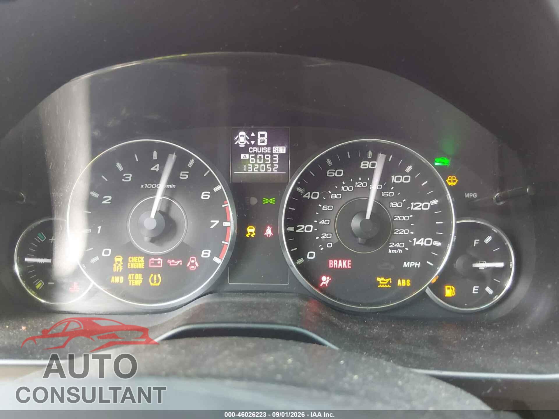 SUBARU OUTBACK 2011 - 4S4BRBKC7B3333858