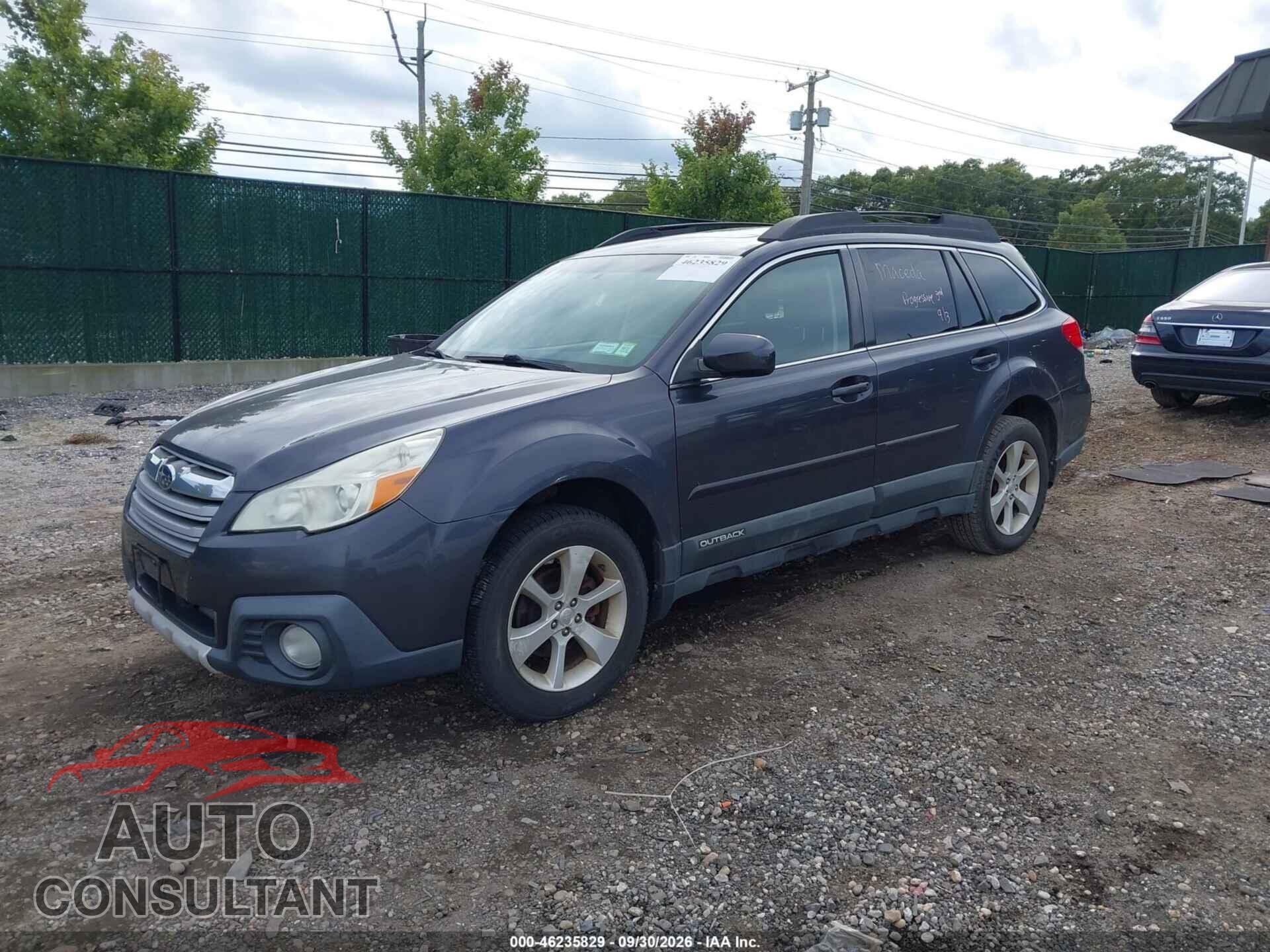 SUBARU OUTBACK 2013 - 4S4BRBLC9D3250594