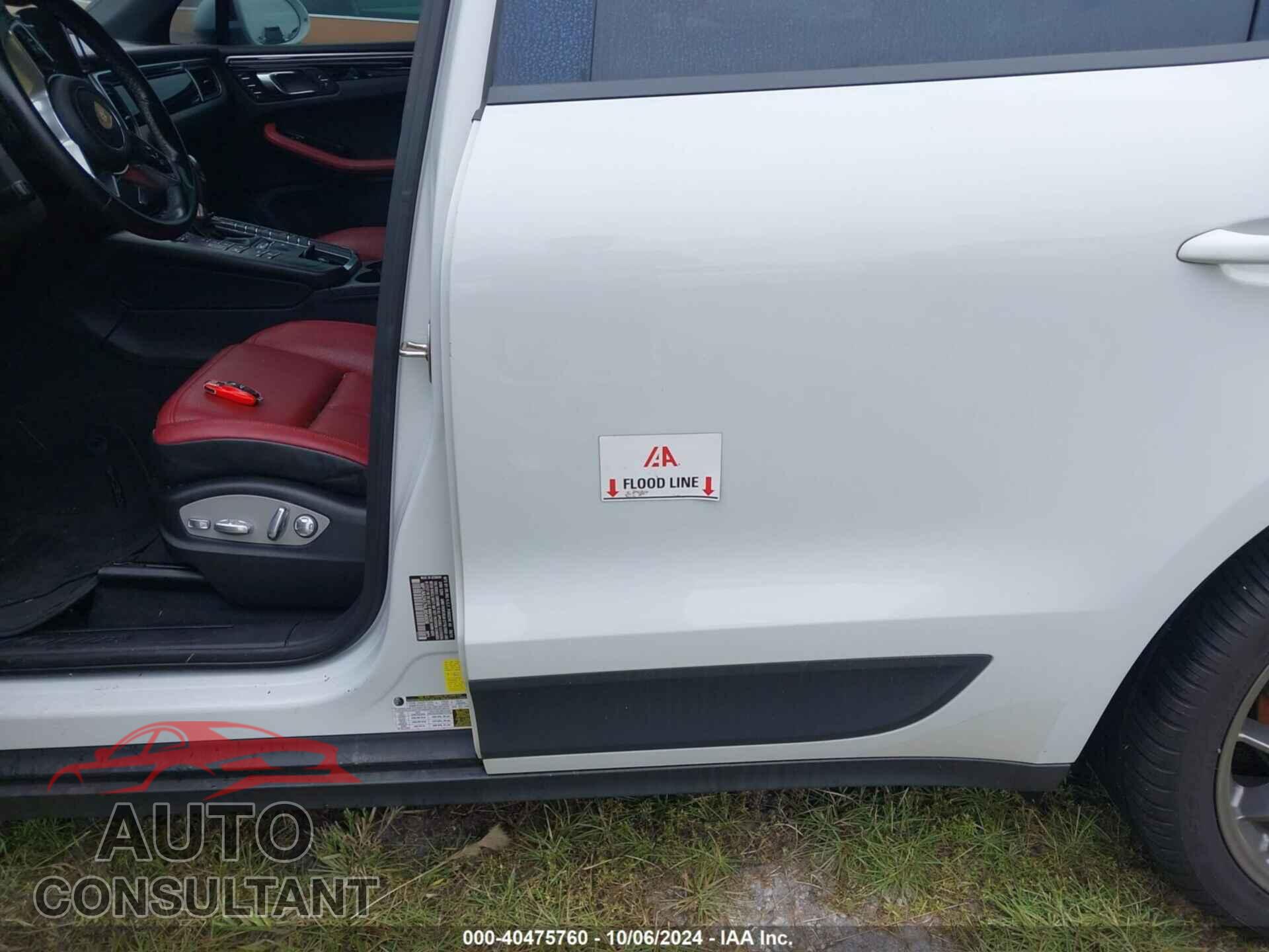 PORSCHE MACAN 2017 - WP1AA2A57HLB04808