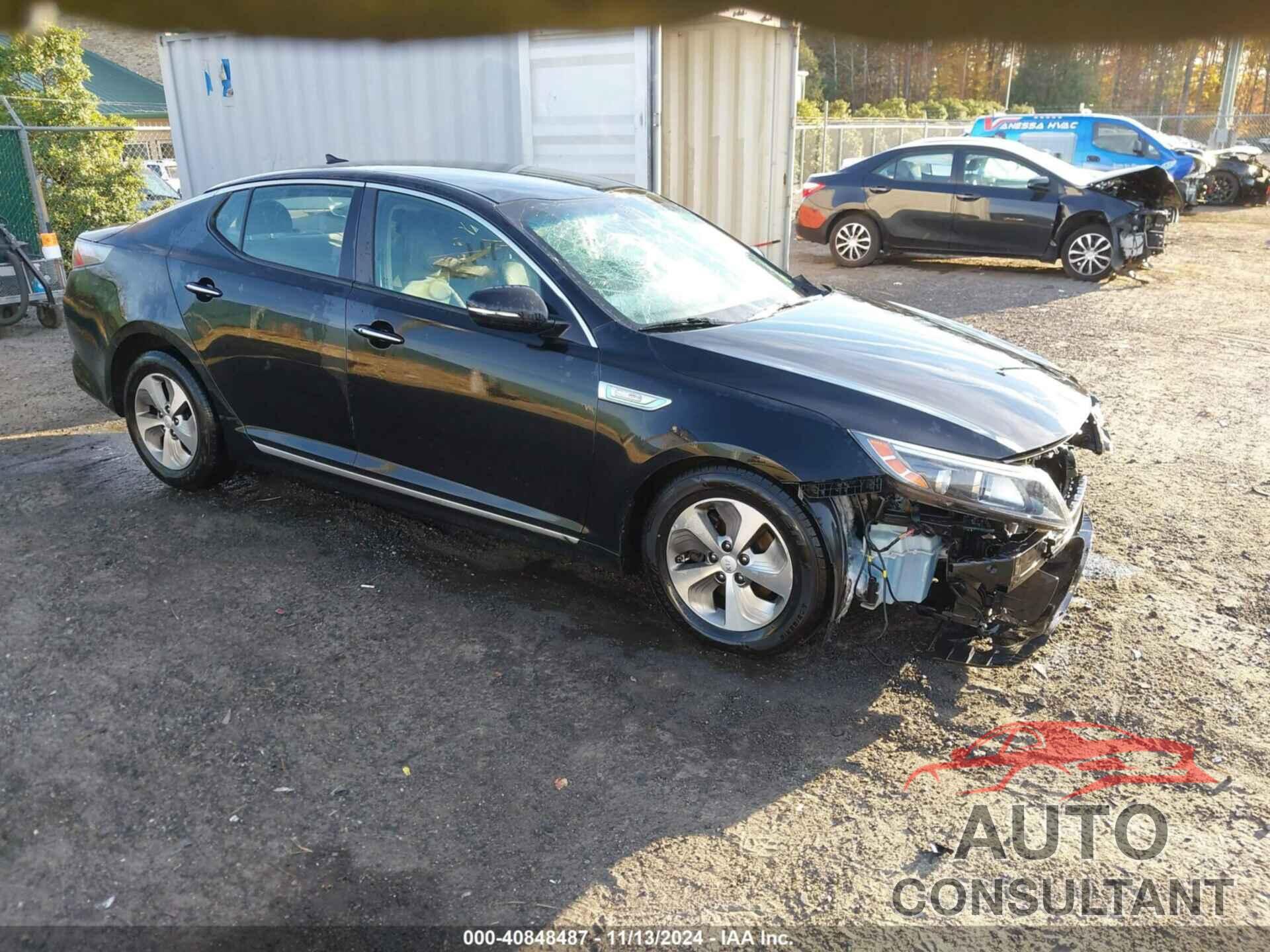 KIA OPTIMA HYBRID 2015 - KNAGM4AD9F5085232