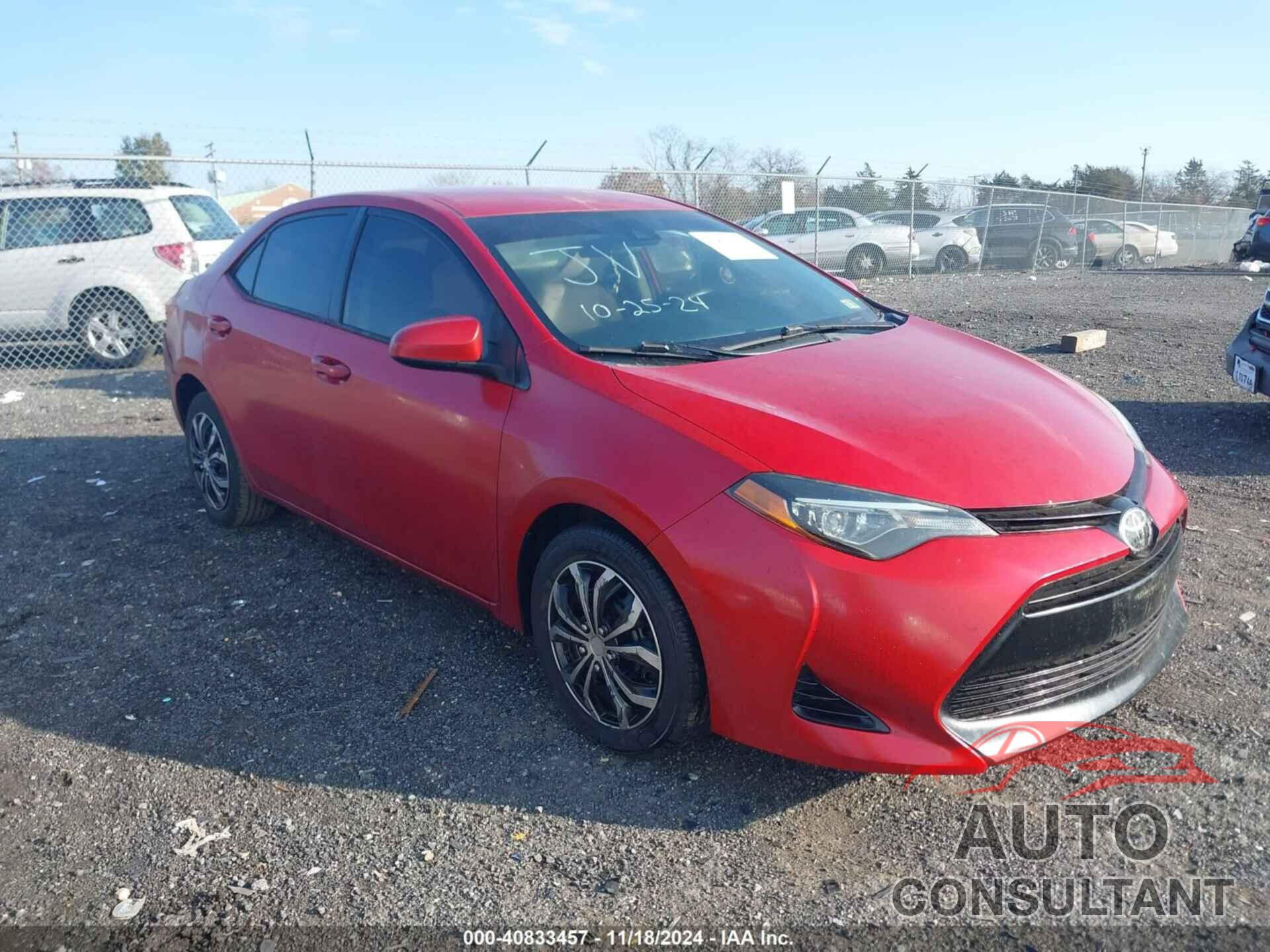 TOYOTA COROLLA 2018 - 2T1BURHE2JC043831