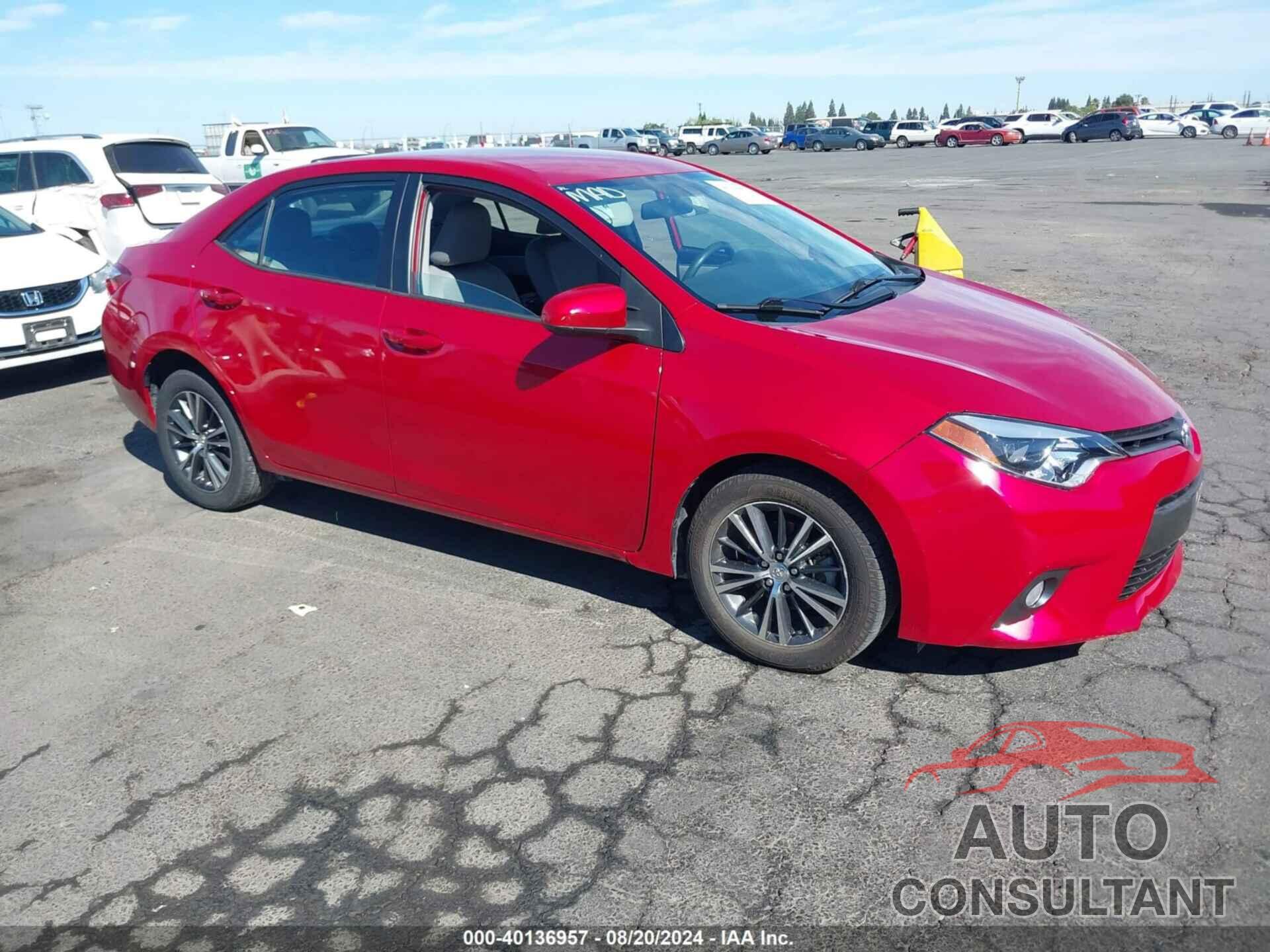 TOYOTA COROLLA 2016 - 5YFBURHE3GP568681