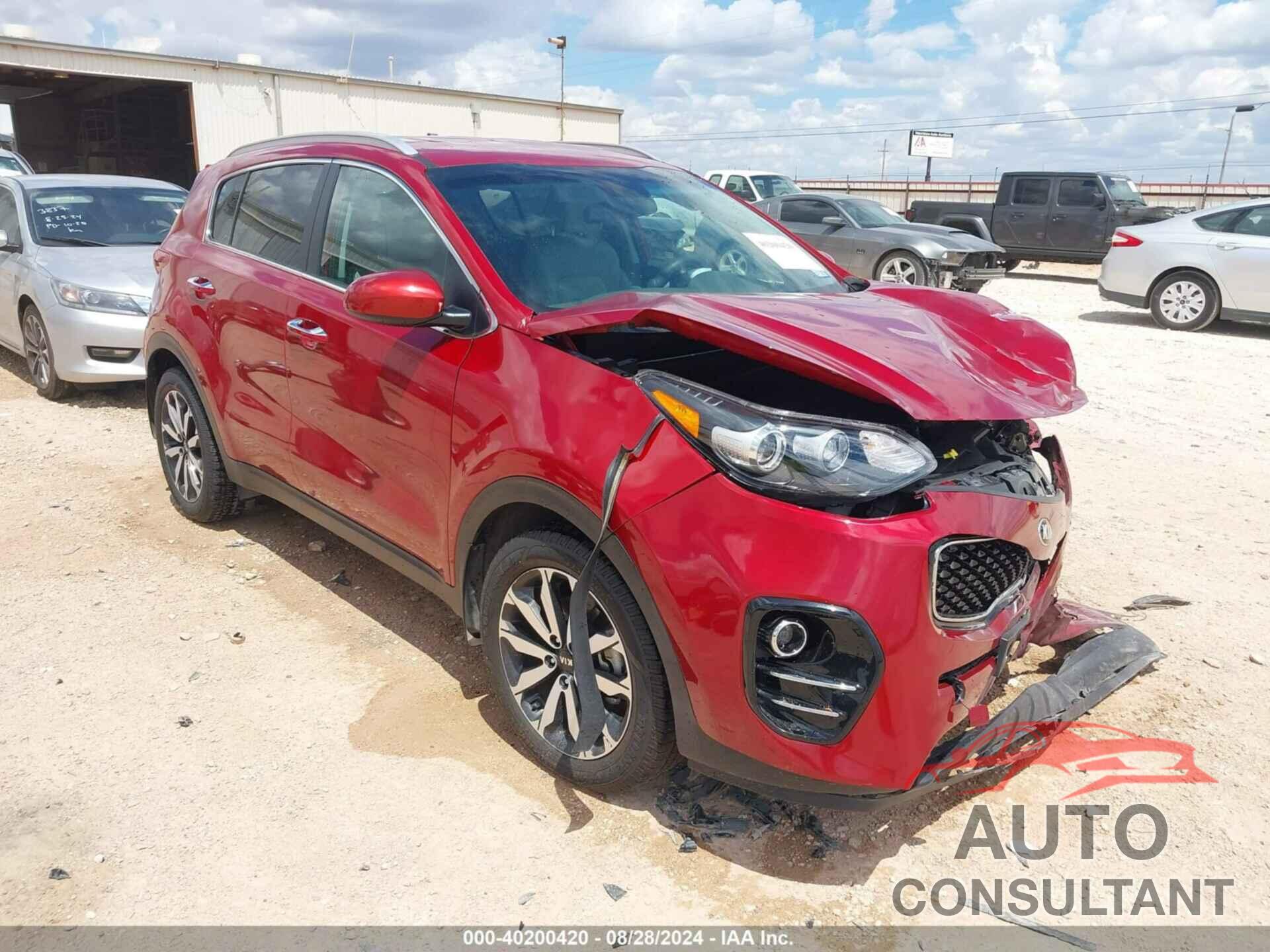 KIA SPORTAGE 2017 - KNDPN3AC0H7240209