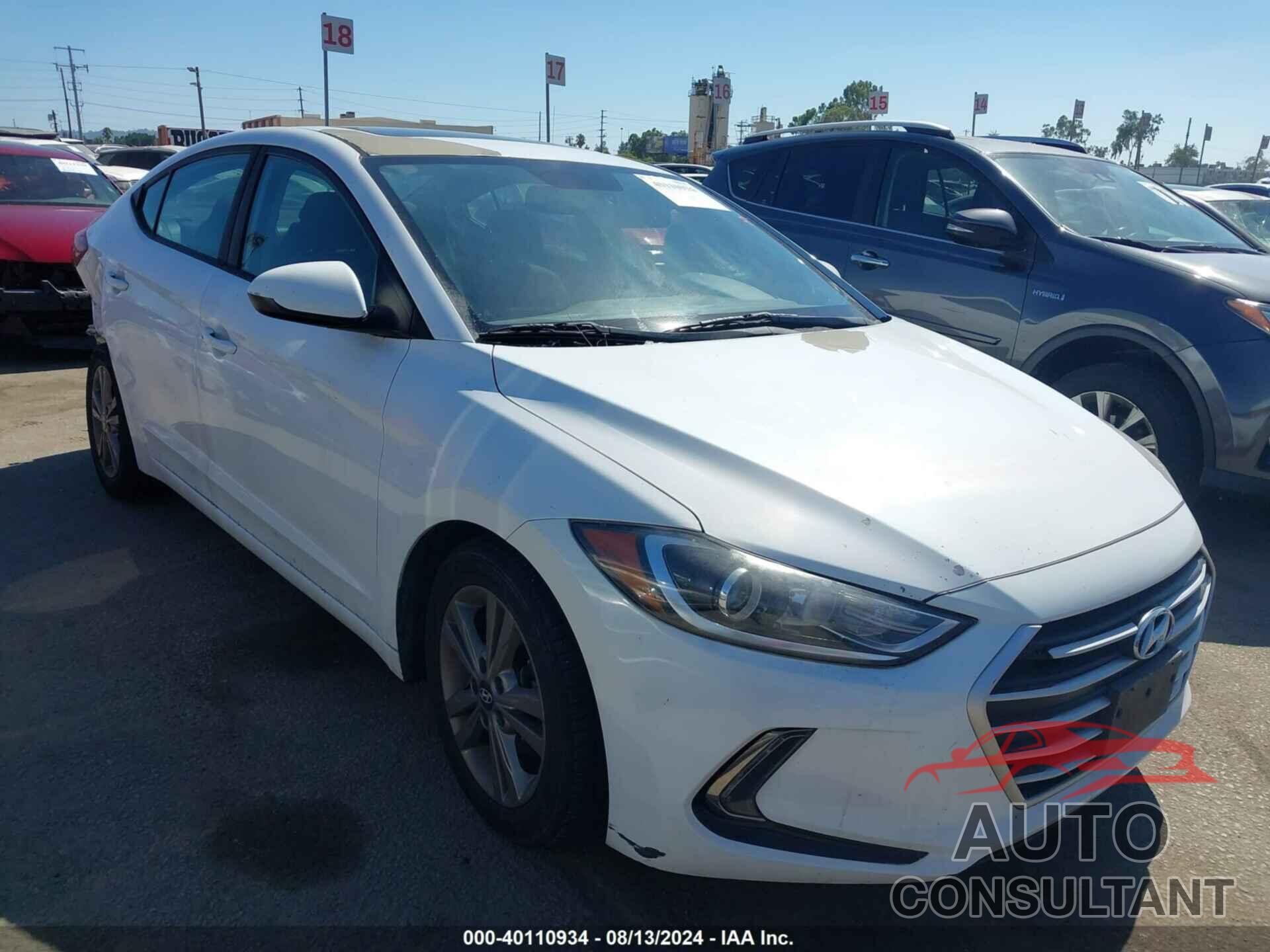 HYUNDAI ELANTRA 2017 - 5NPD84LF8HH198486