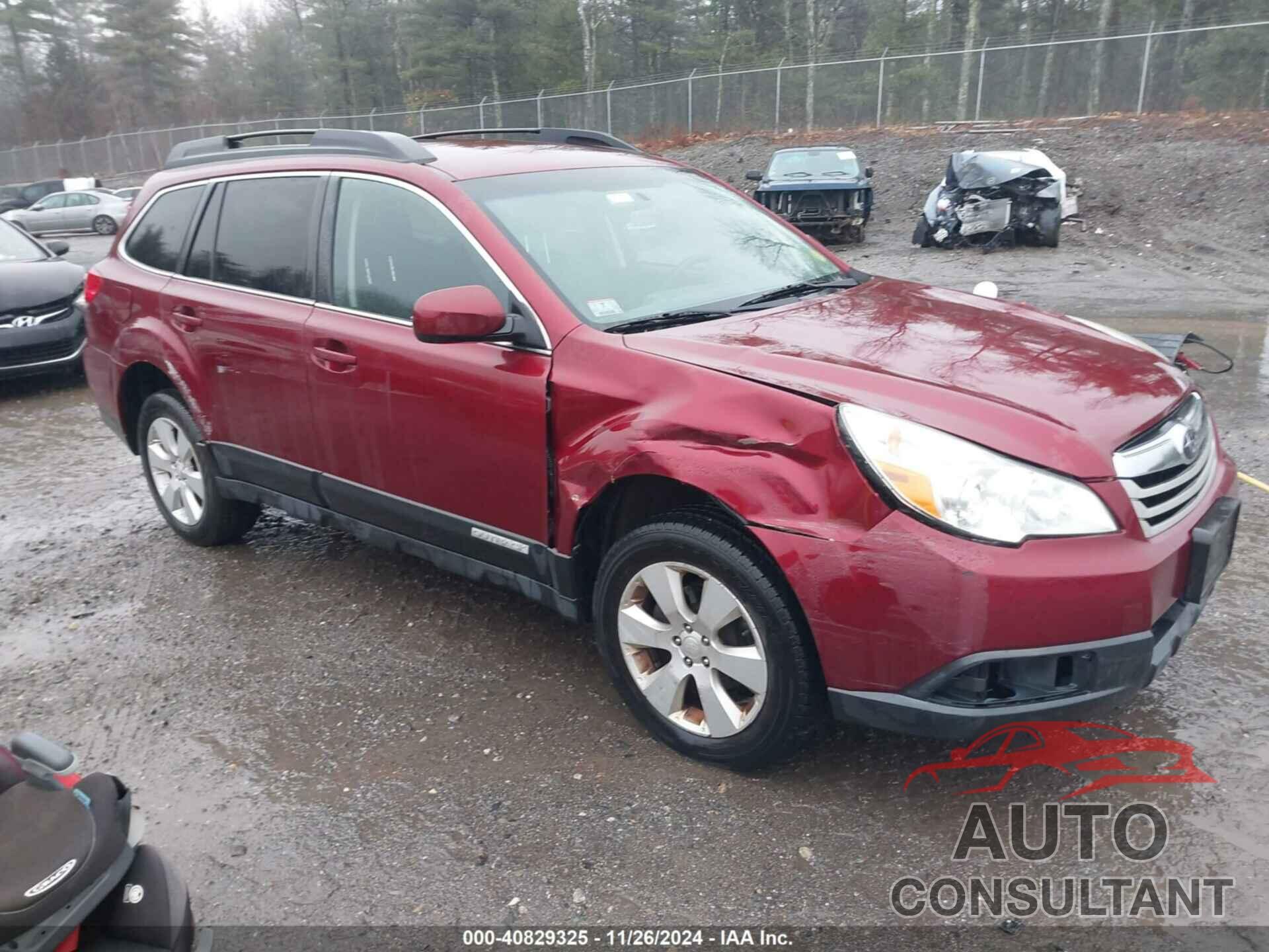 SUBARU OUTBACK 2012 - 4S4BRBCC0C3247193