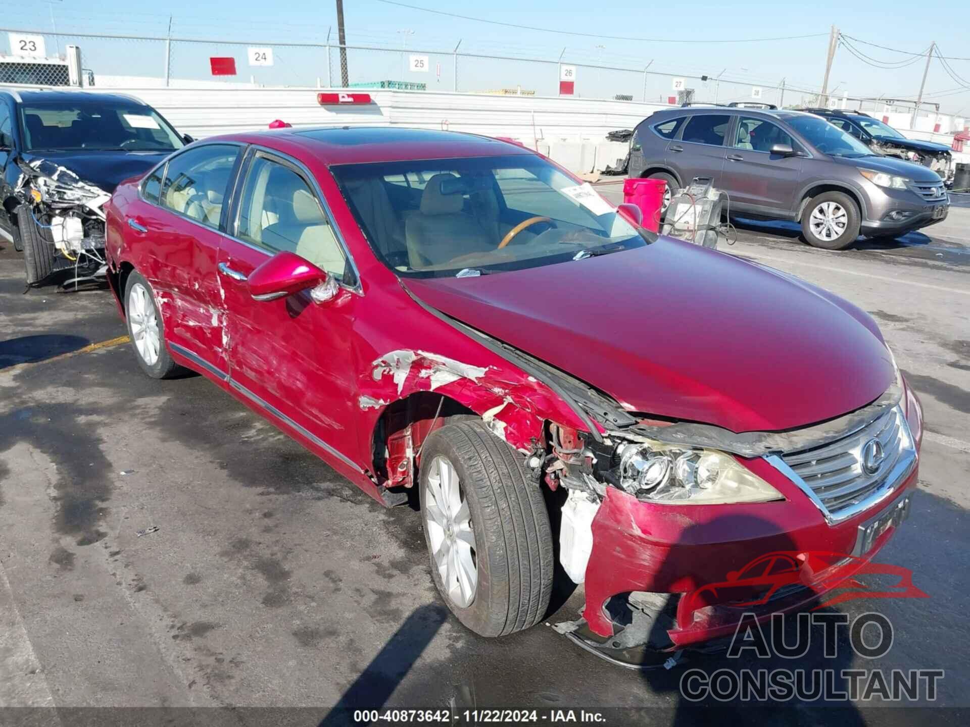 LEXUS ES 350 2010 - JTHBK1EGXA2357656