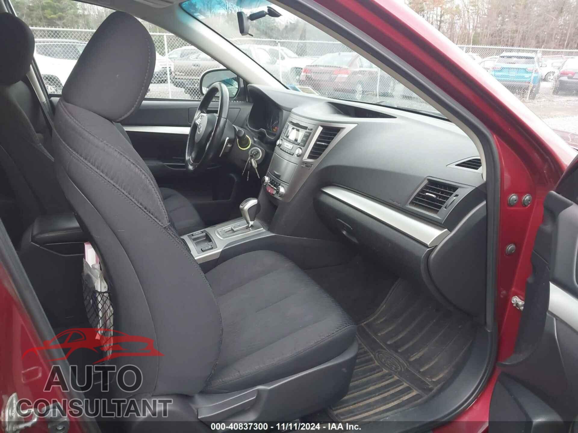 SUBARU OUTBACK 2012 - 4S4BRBCC7C3276139