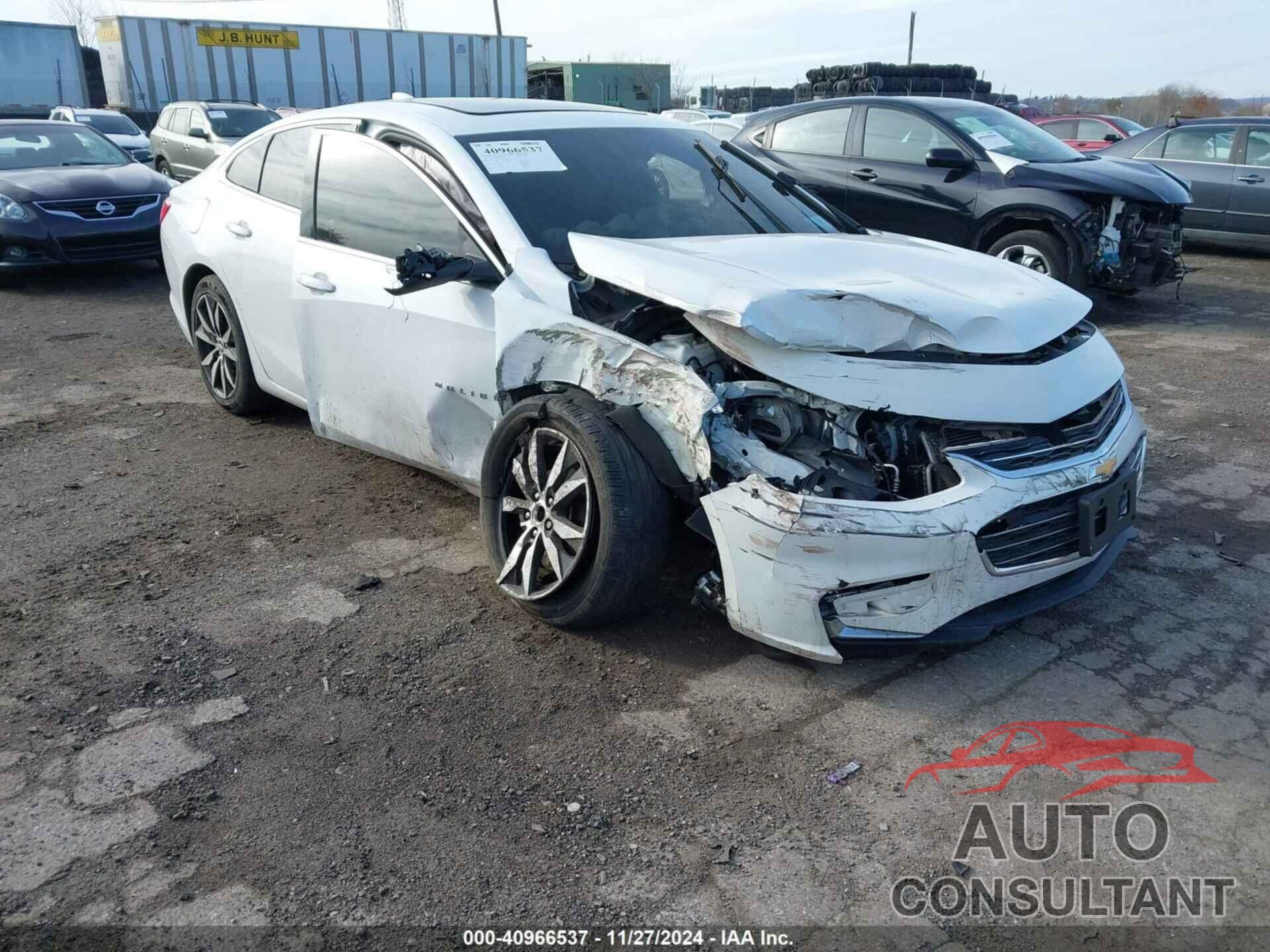 CHEVROLET MALIBU 2016 - 1G1ZE5ST1GF192221