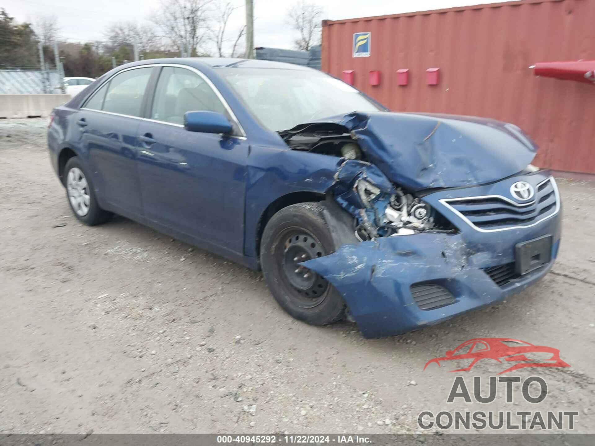 TOYOTA CAMRY 2010 - 4T1BF3EK4AU567580