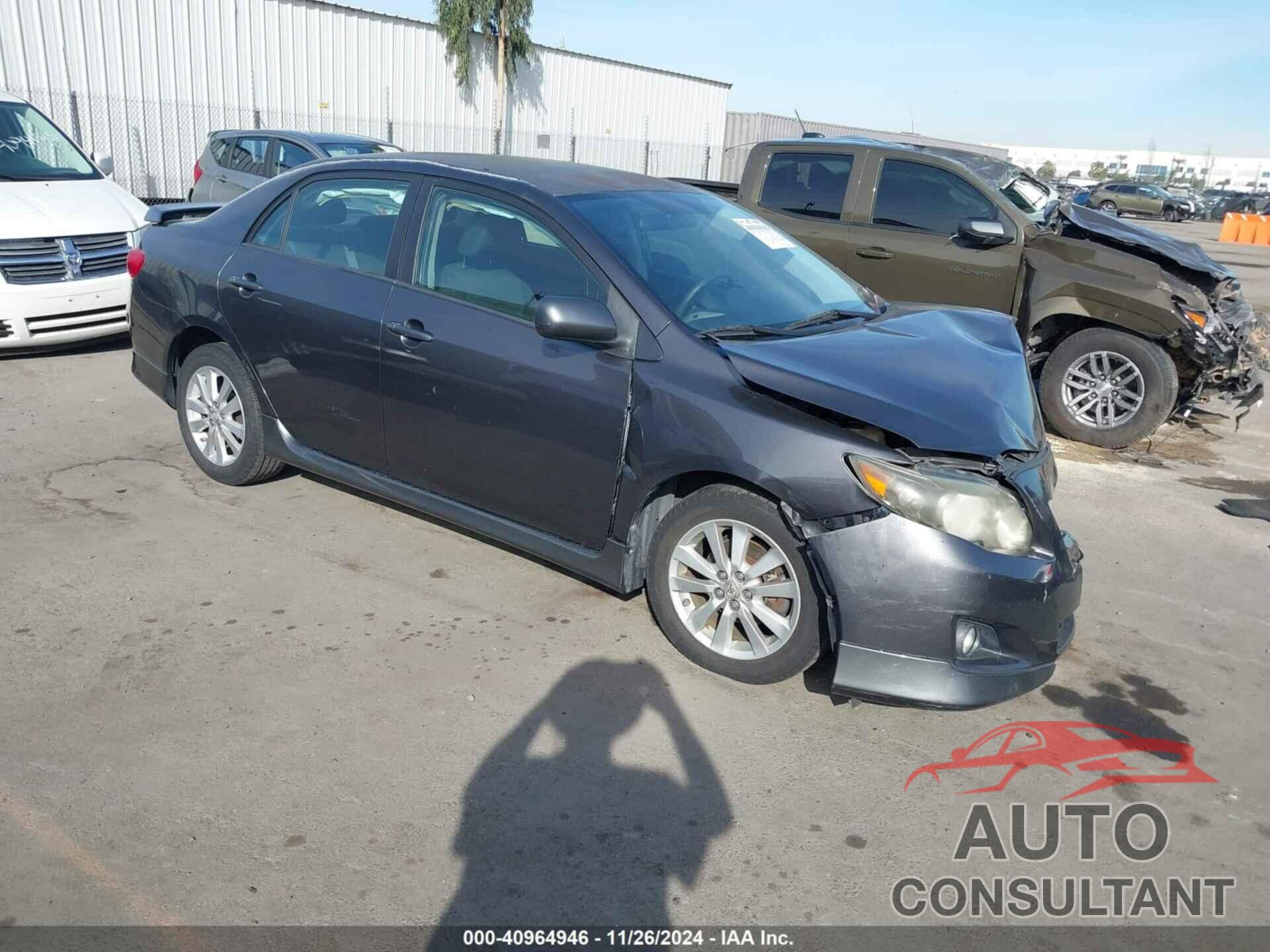 TOYOTA COROLLA 2009 - 1NXBU40E89Z149919