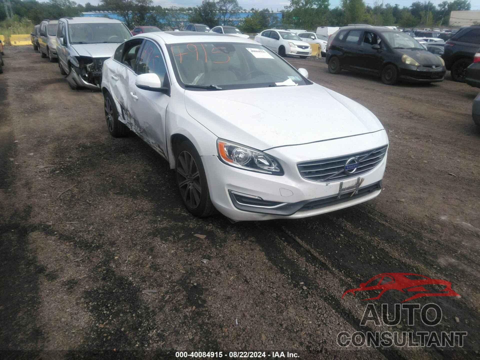 VOLVO S60 INSCRIPTION 2017 - LYV402TK5HB128503