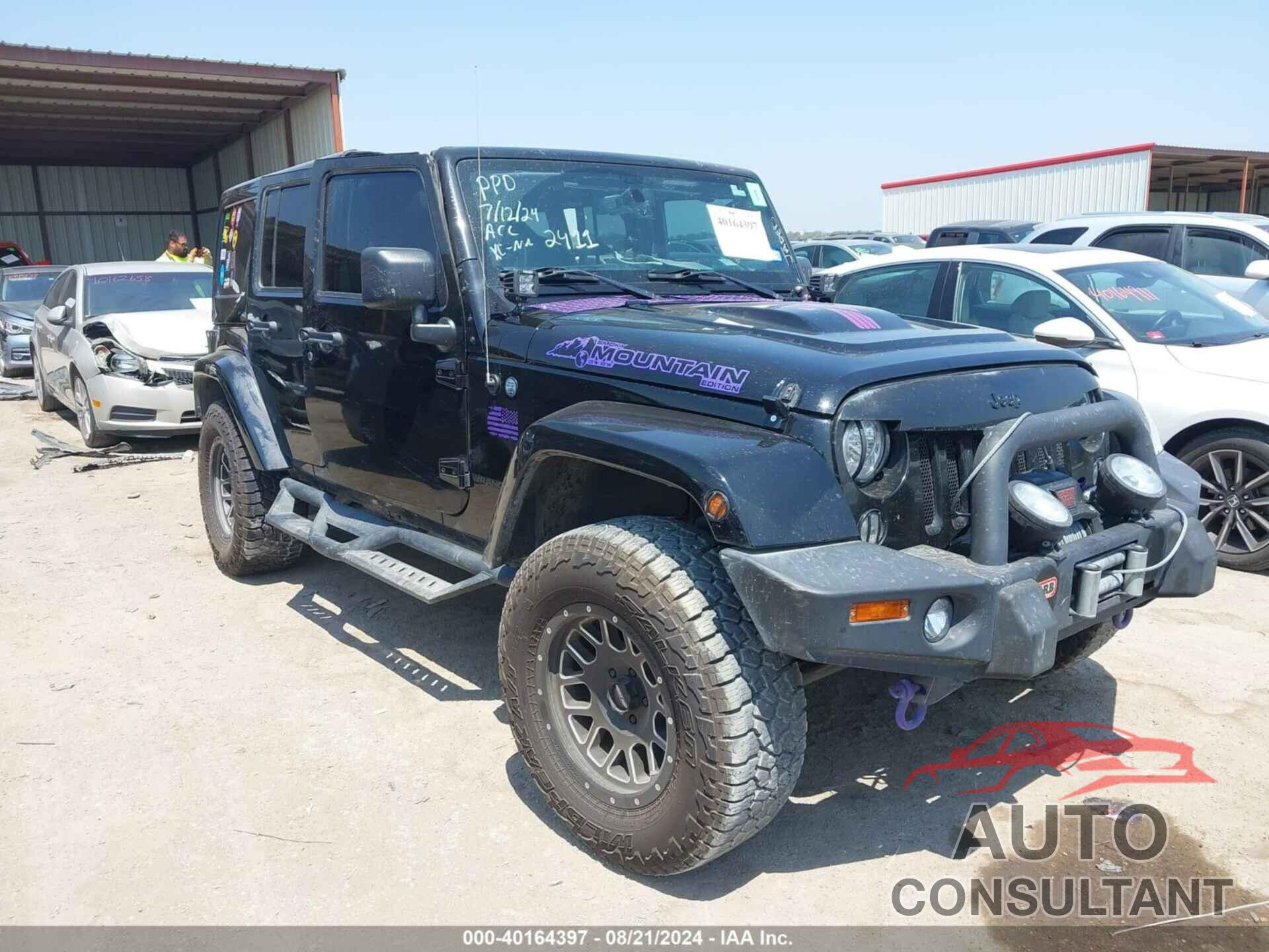 JEEP WRANGLER UNLIMITED 2017 - 1C4HJWEG0HL692411