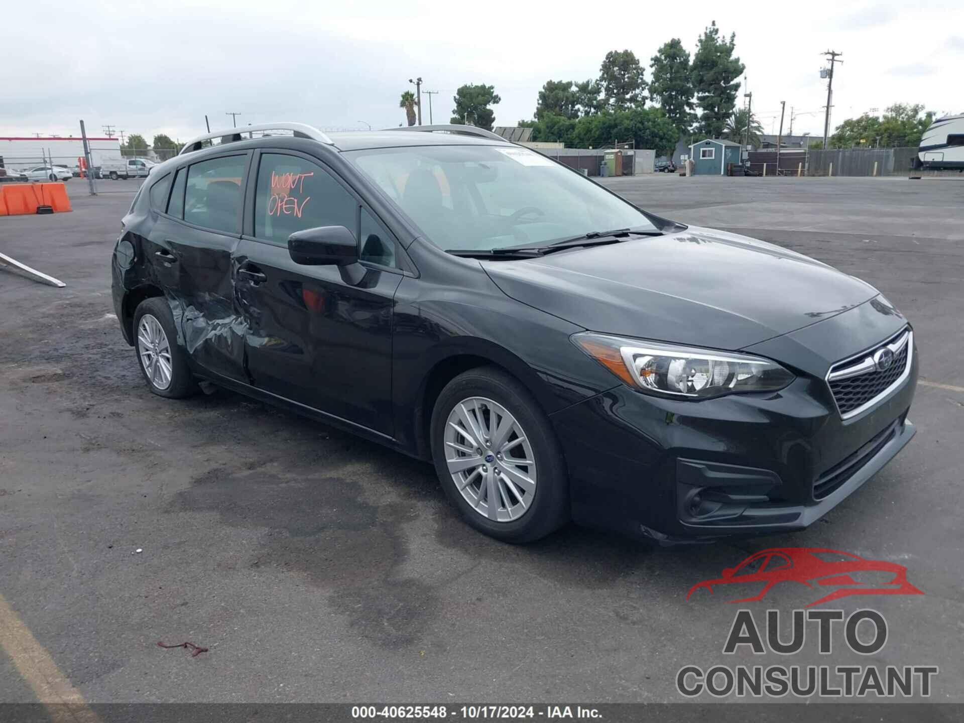 SUBARU IMPREZA 2018 - 4S3GTAB66J3749060