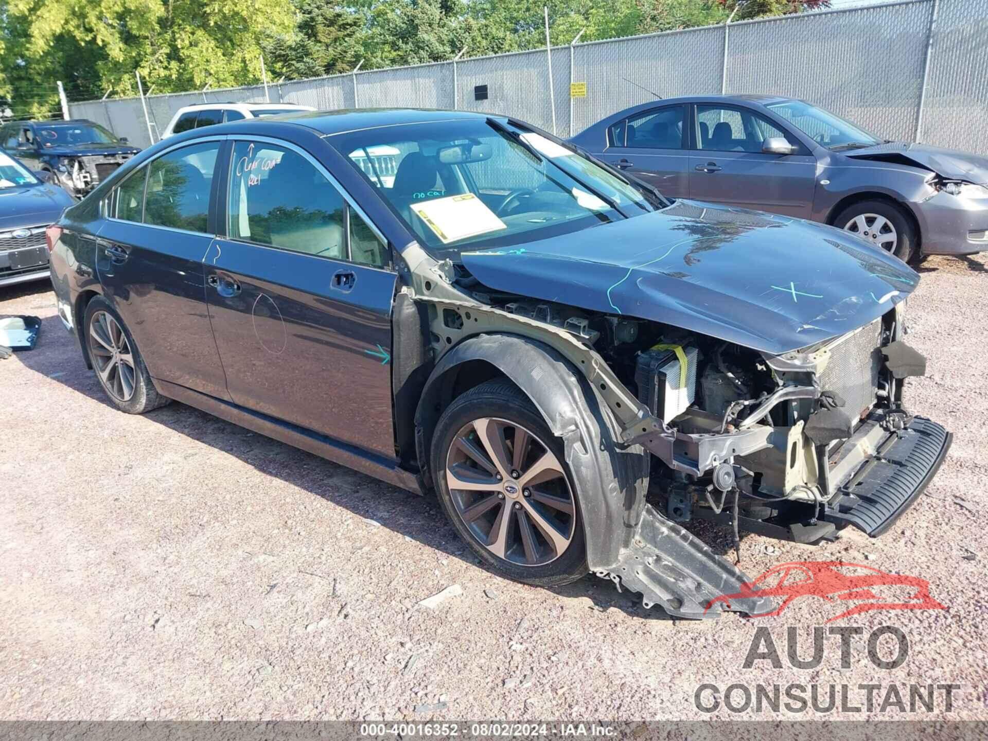 SUBARU LEGACY 2016 - 4S3BNBJ69G3005960