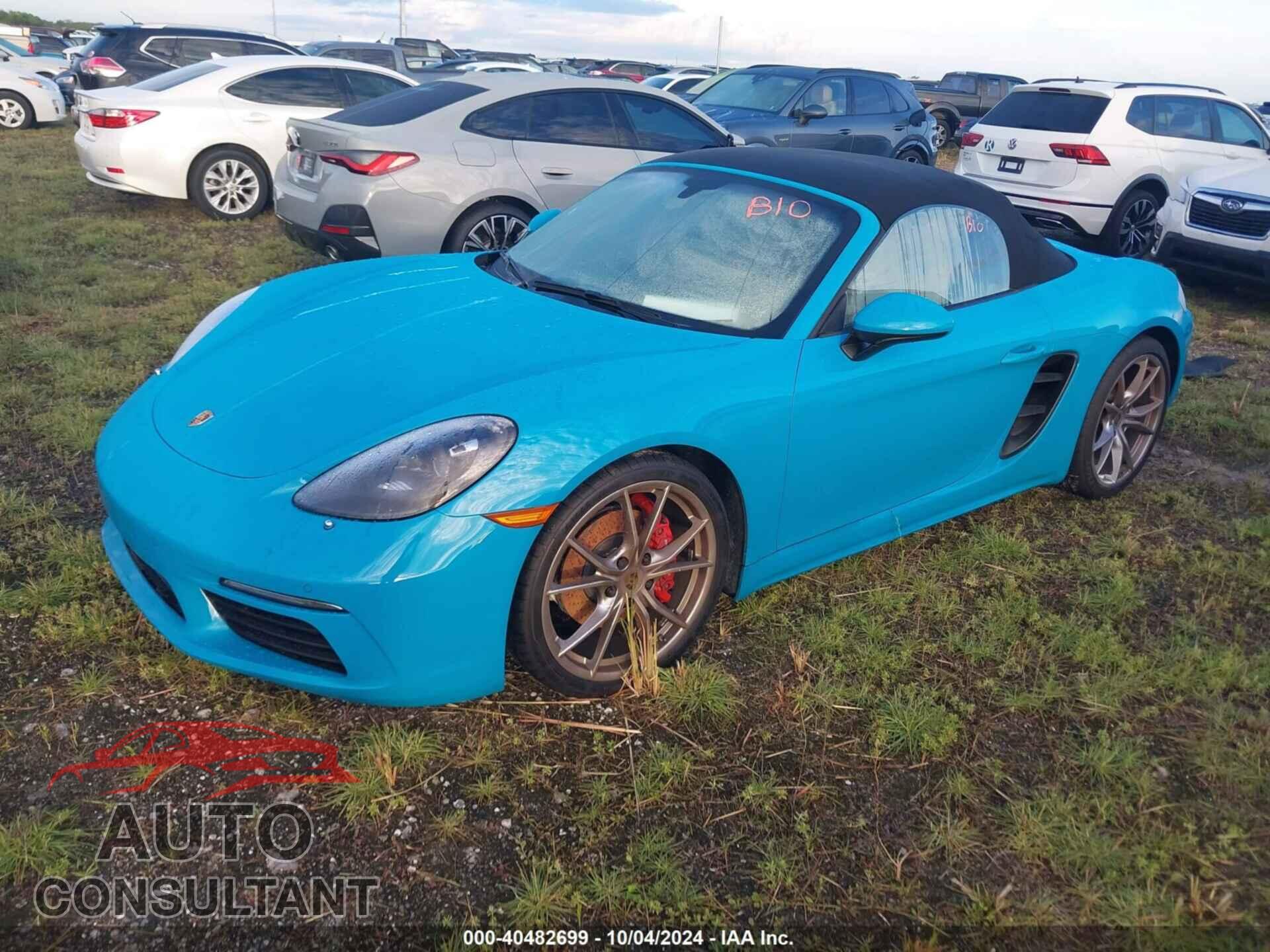 PORSCHE BOXSTER 2019 - WP0CB2A84KS228100