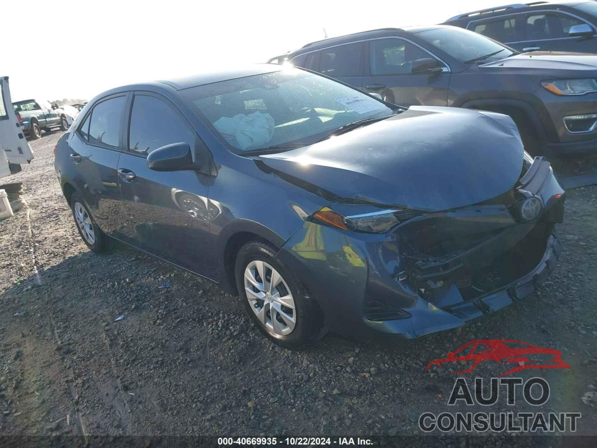 TOYOTA COROLLA 2019 - 2T1BURHE0KC217669