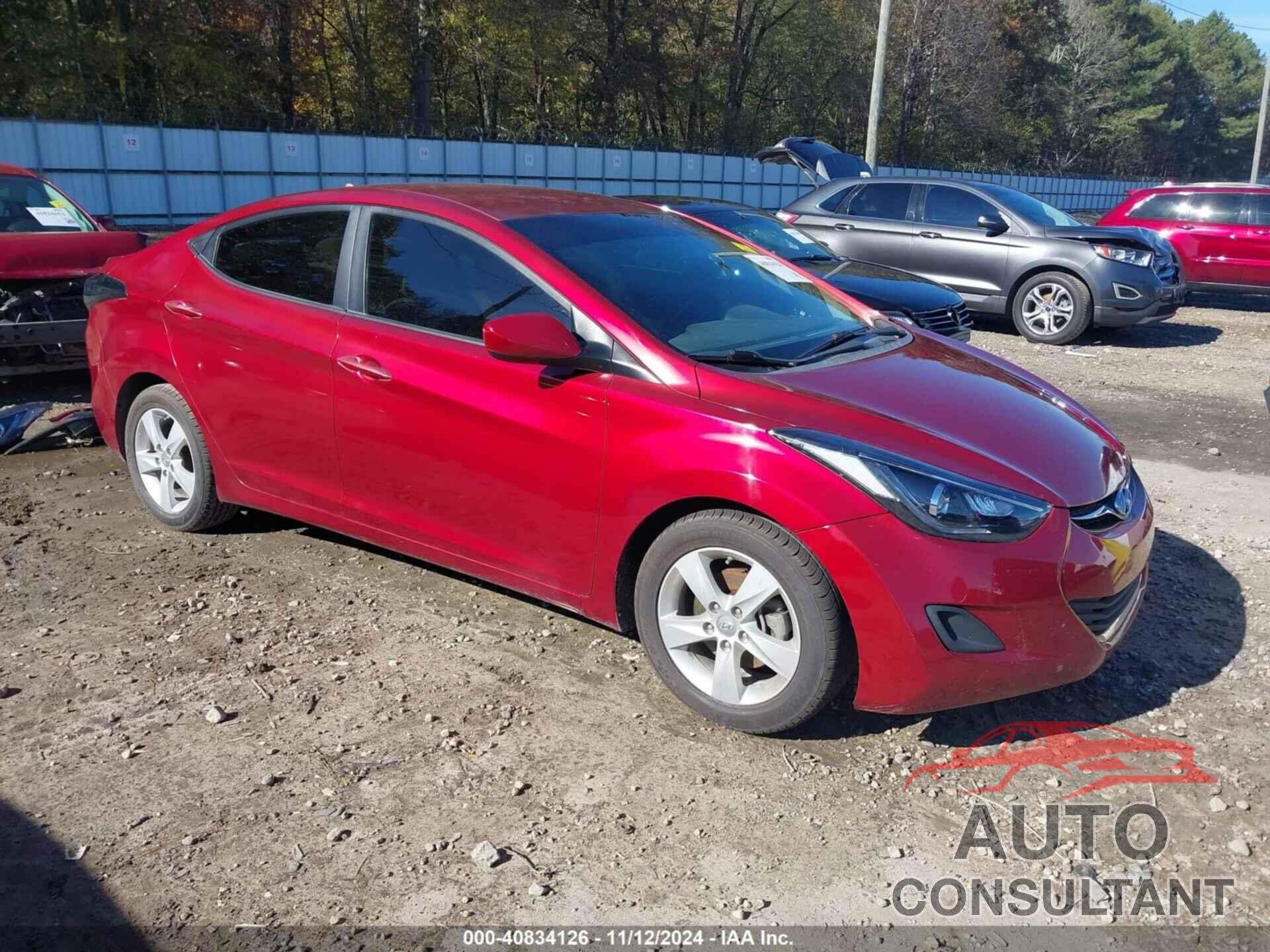 HYUNDAI ELANTRA 2013 - 5NPDH4AE7DH392463