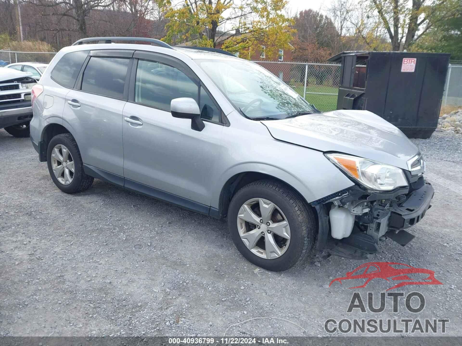 SUBARU FORESTER 2016 - JF2SJADC5GH482820