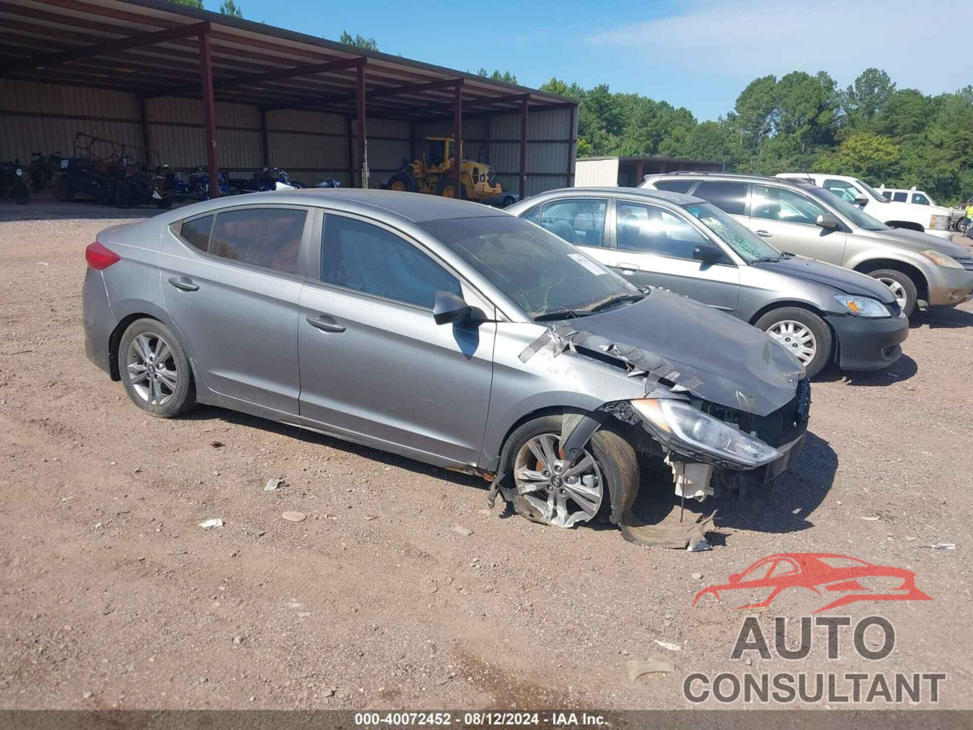 HYUNDAI ELANTRA 2018 - KMHD84LF8JU535679