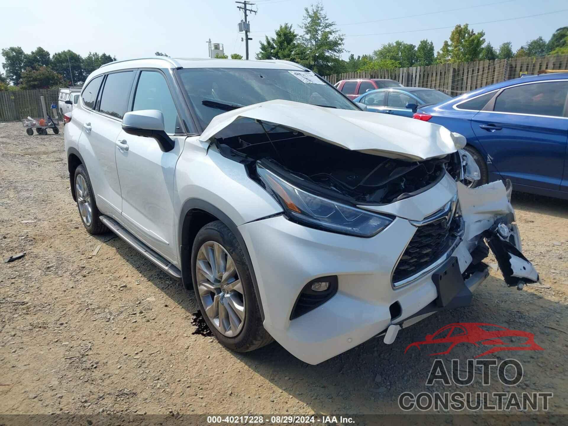 TOYOTA HIGHLANDER 2022 - 5TDDZRBH9NS573398