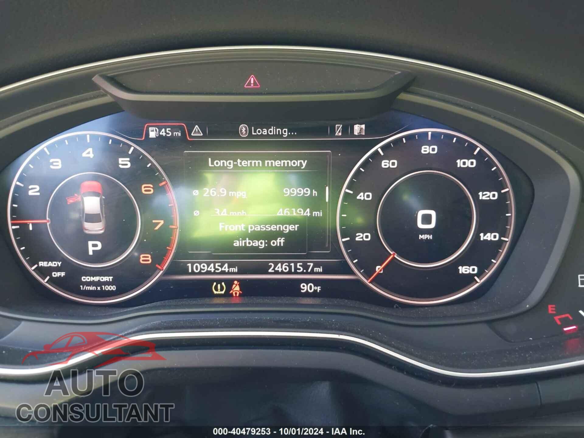 AUDI A4 2017 - WAUKMAF41HN056456