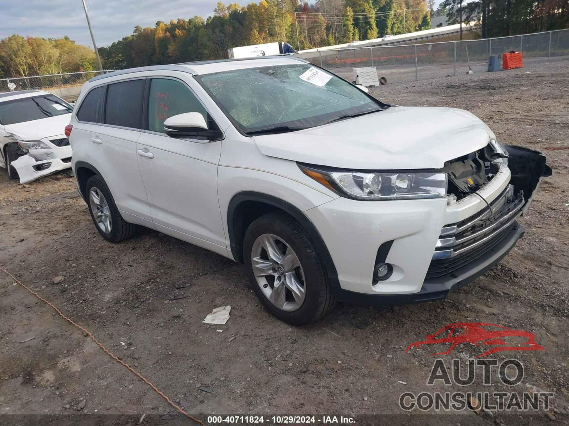 TOYOTA HIGHLANDER 2019 - 5TDYZRFH0KS305797