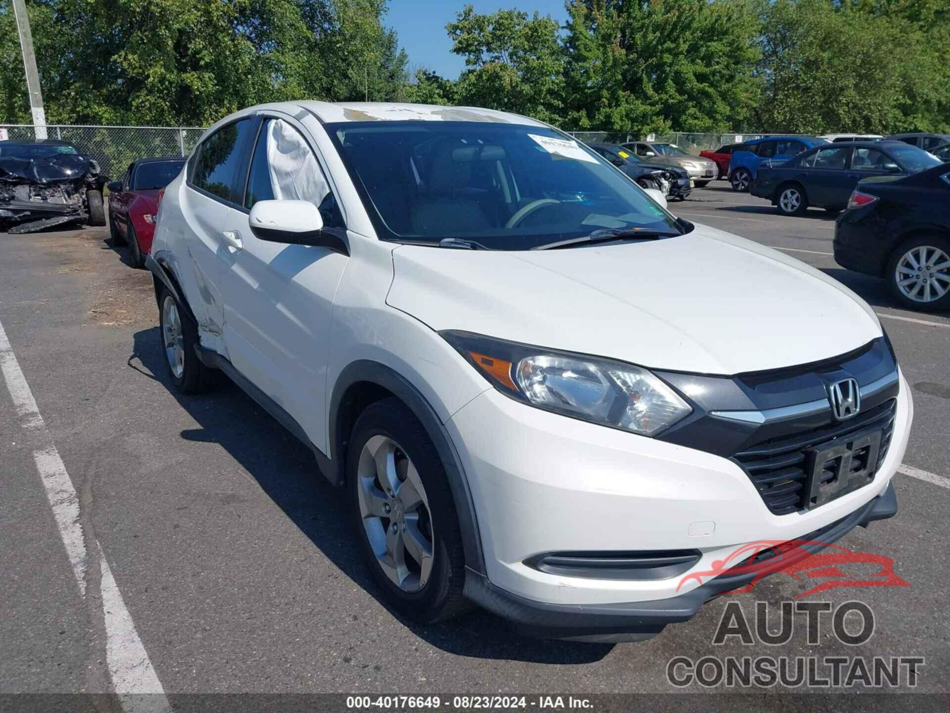 HONDA HR-V 2016 - 3CZRU6H30GM770617