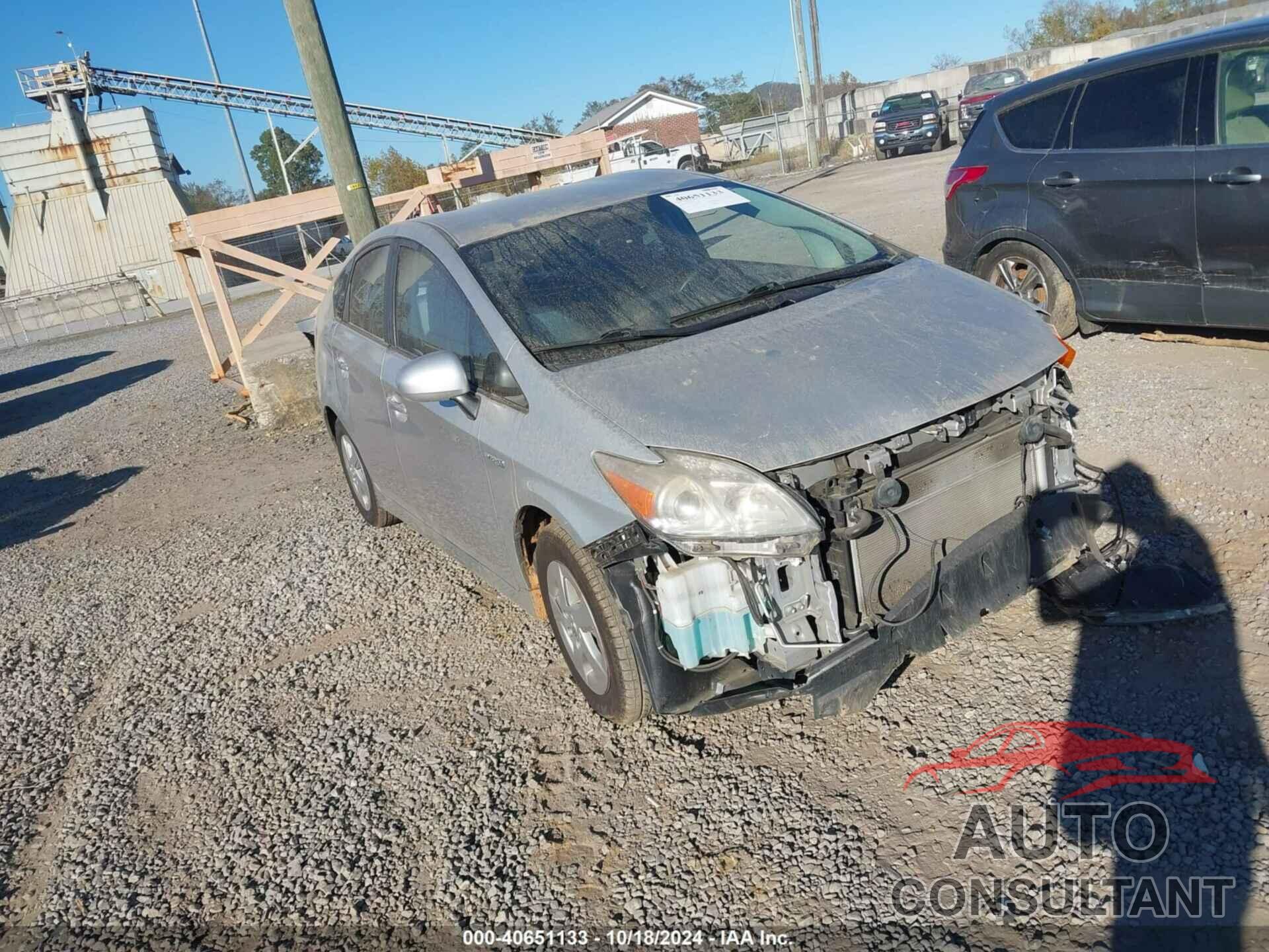 TOYOTA PRIUS 2010 - JTDKN3DUXA0135772