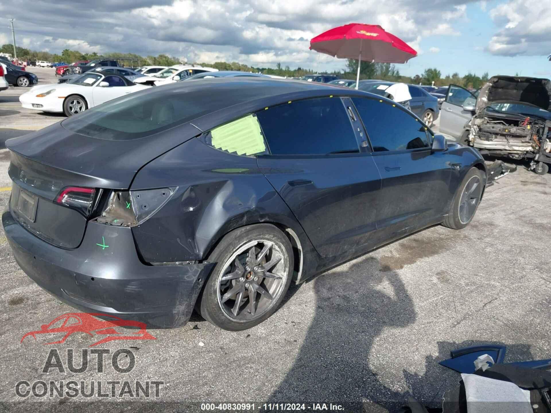 TESLA MODEL 3 2022 - 5YJ3E1EA2NF250502