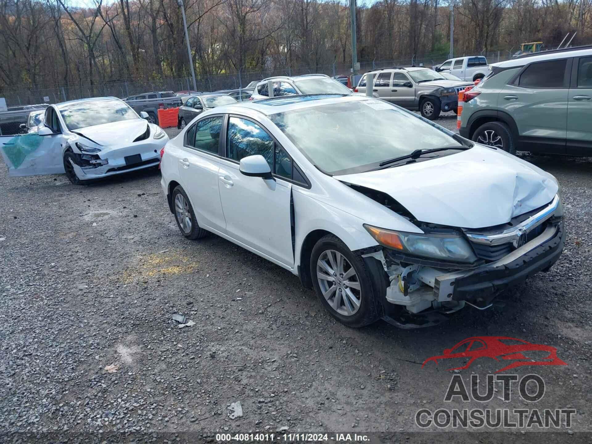 HONDA CIVIC 2012 - 19XFB2F89CE075529