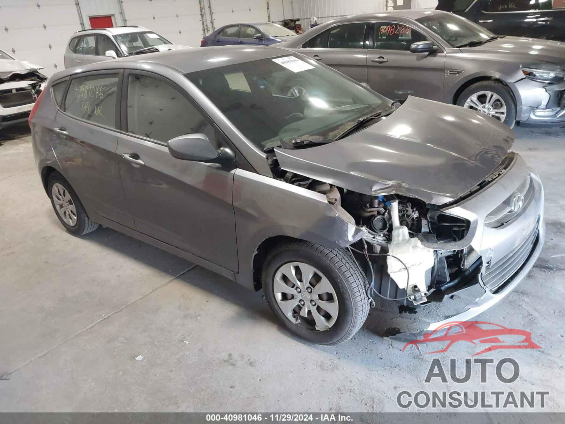 HYUNDAI ACCENT 2015 - KMHCT5AEXFU220075